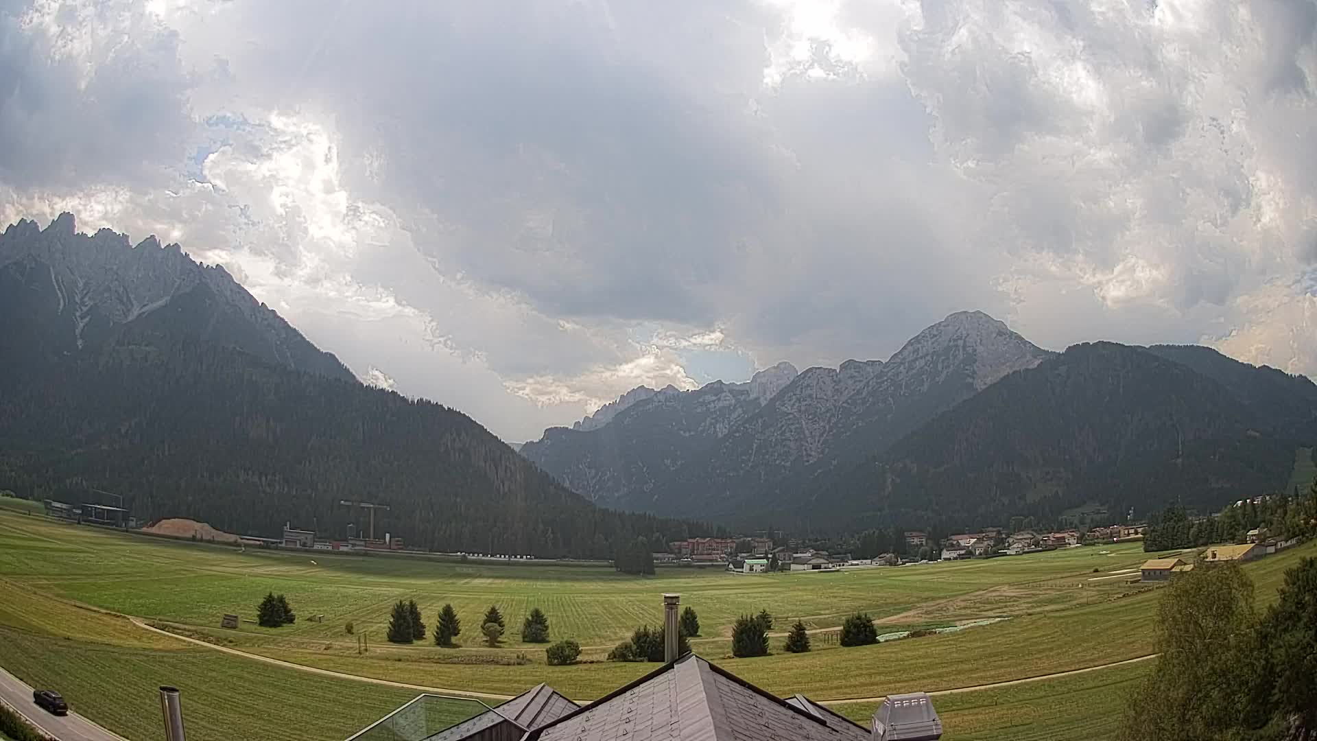 Webcam Toblach Dolomiten – Blick vom Hotel Rosengarten