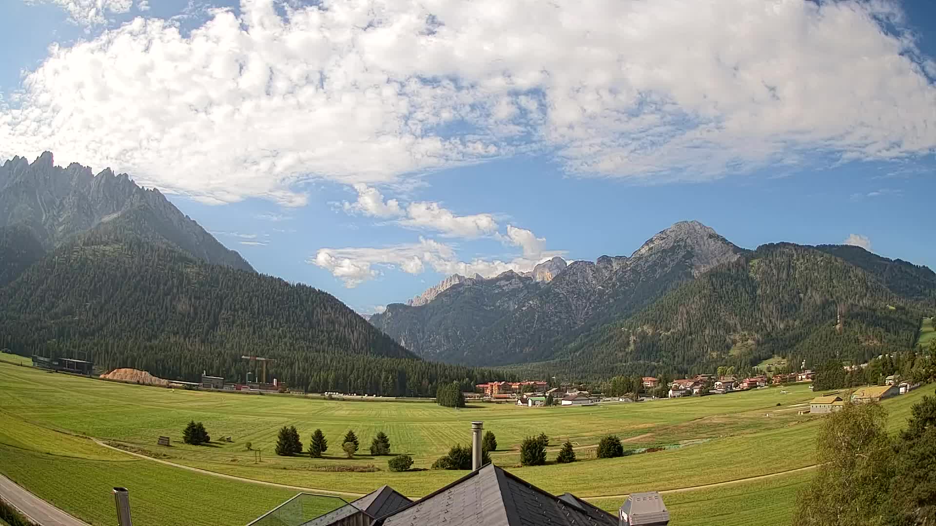Webcam Toblach Dolomites – Vue depuis l’Hôtel Rosengarten