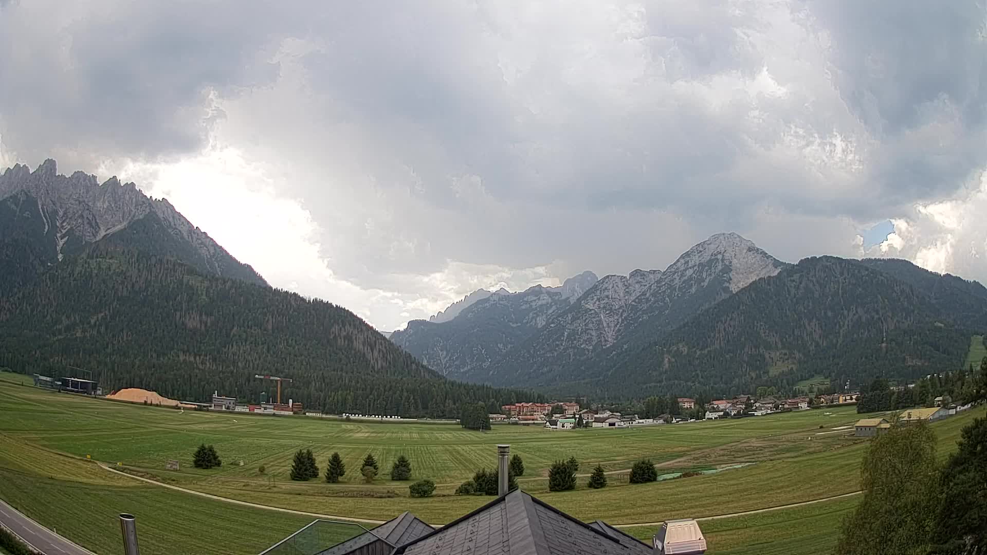 Webcam Toblach Dolomites – Vue depuis l’Hôtel Rosengarten