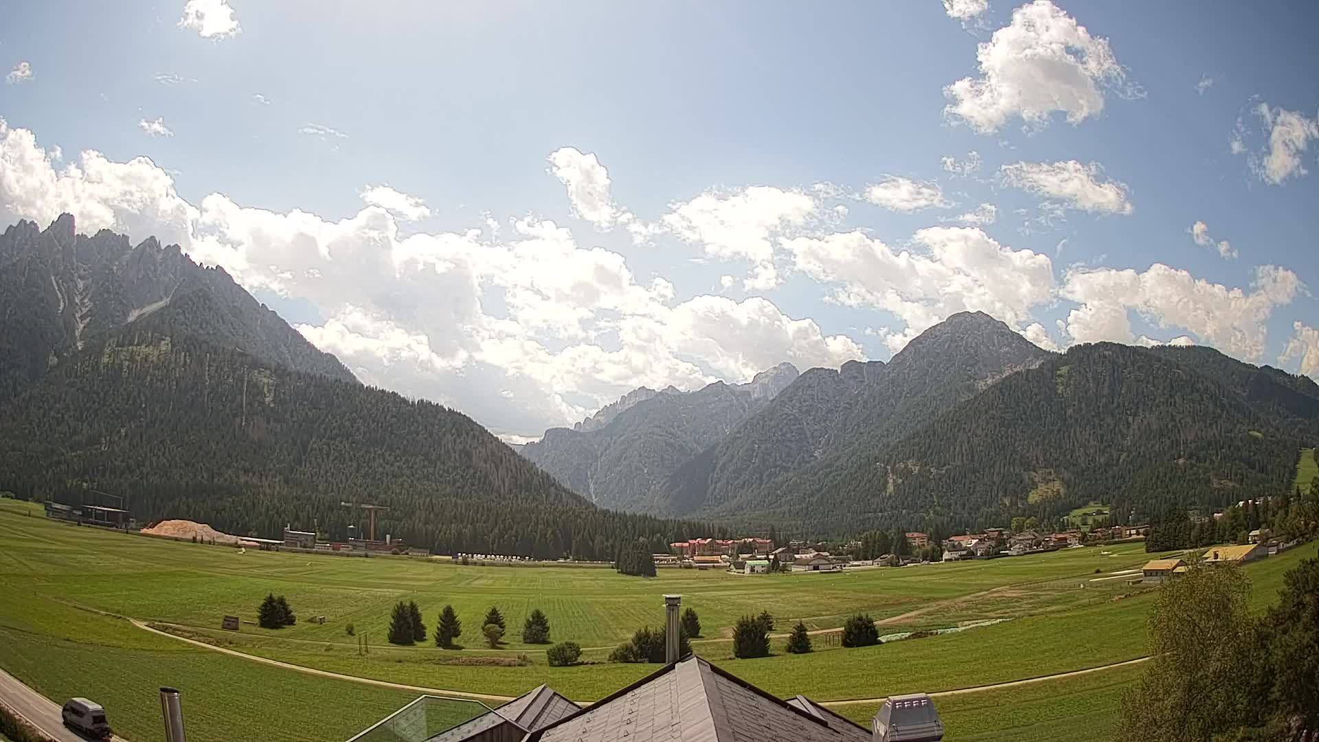 Webcam Toblach Dolomites – Vue depuis l’Hôtel Rosengarten