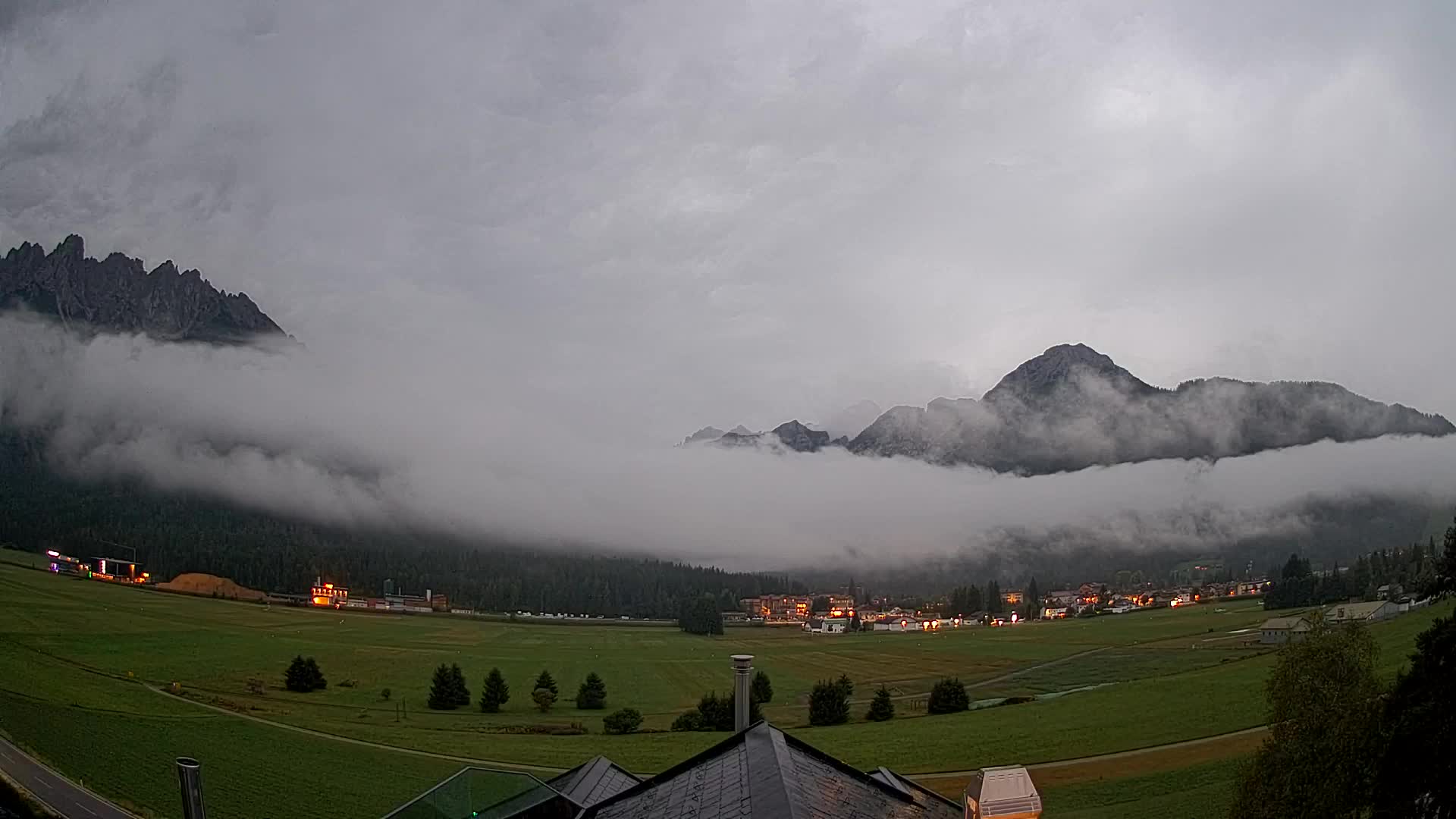 Webcam Toblach Dolomites – View from Hotel Rosengarten