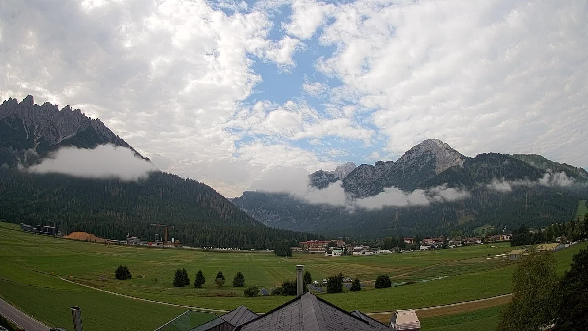 Webcam Toblach Dolomiten – Blick vom Hotel Rosengarten