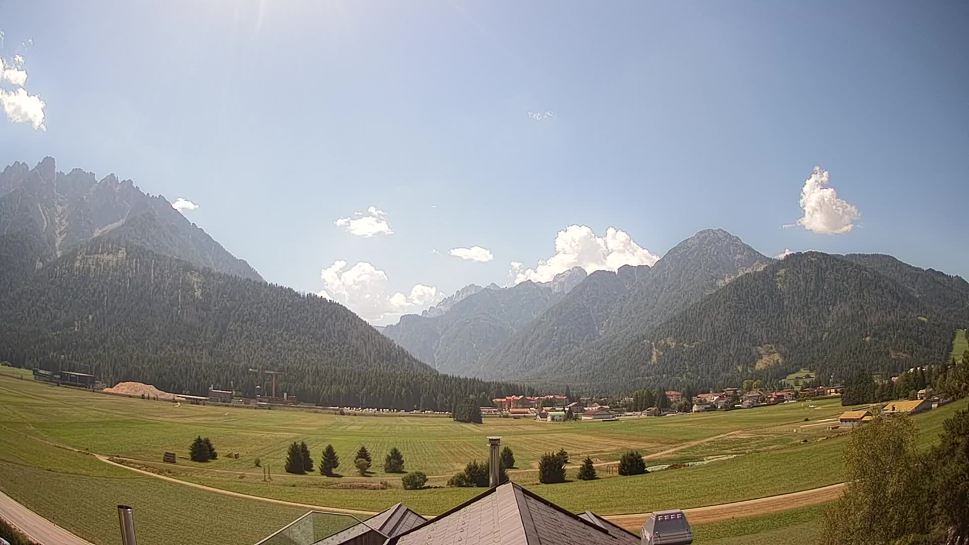 Webcam Toblach Dolomites – Vue depuis l’Hôtel Rosengarten