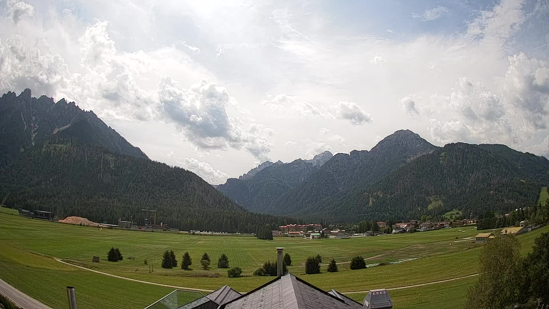 Webcam Toblach Dolomiten – Blick vom Hotel Rosengarten