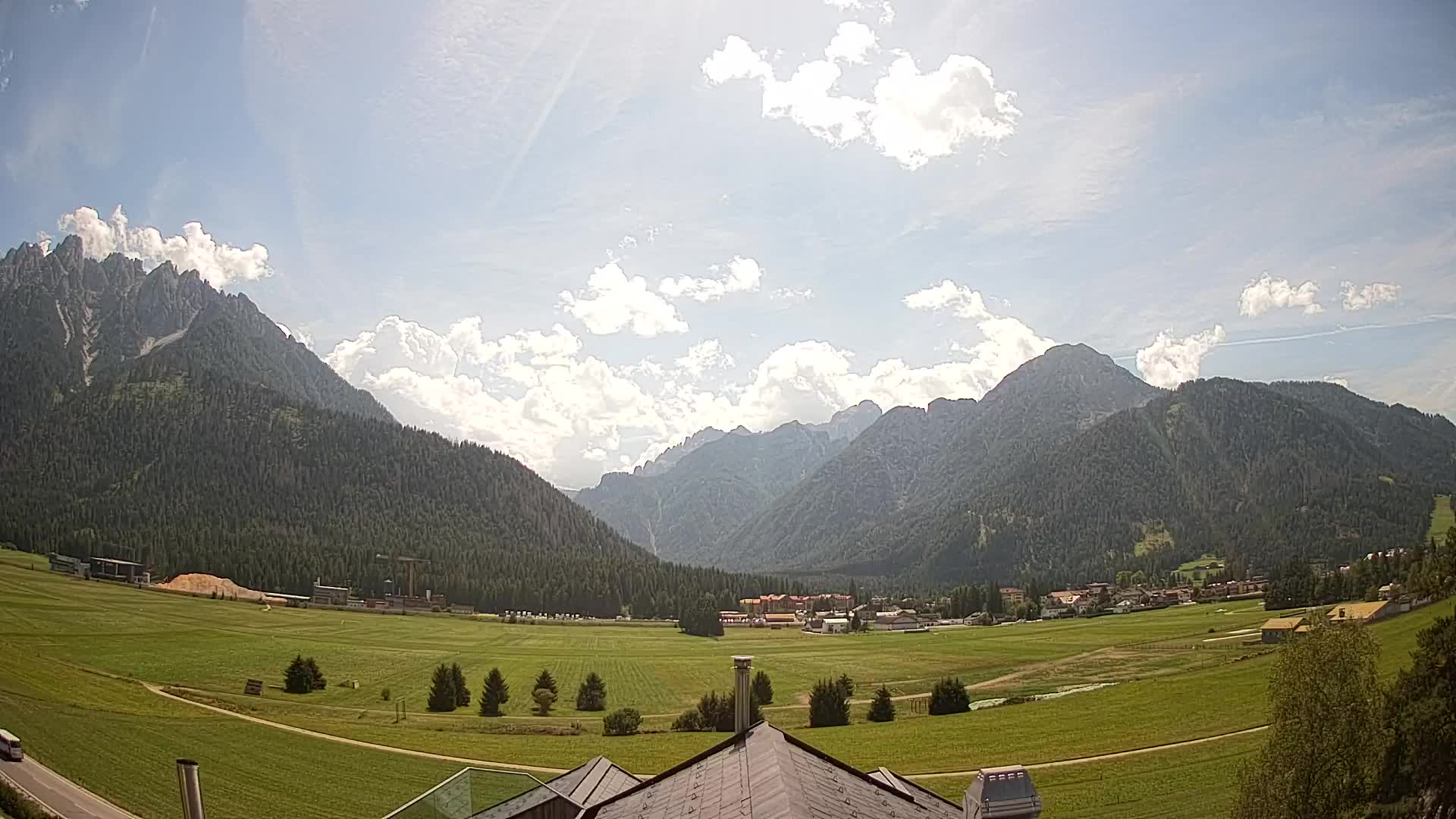 Webcam Toblach Dolomiten – Blick vom Hotel Rosengarten