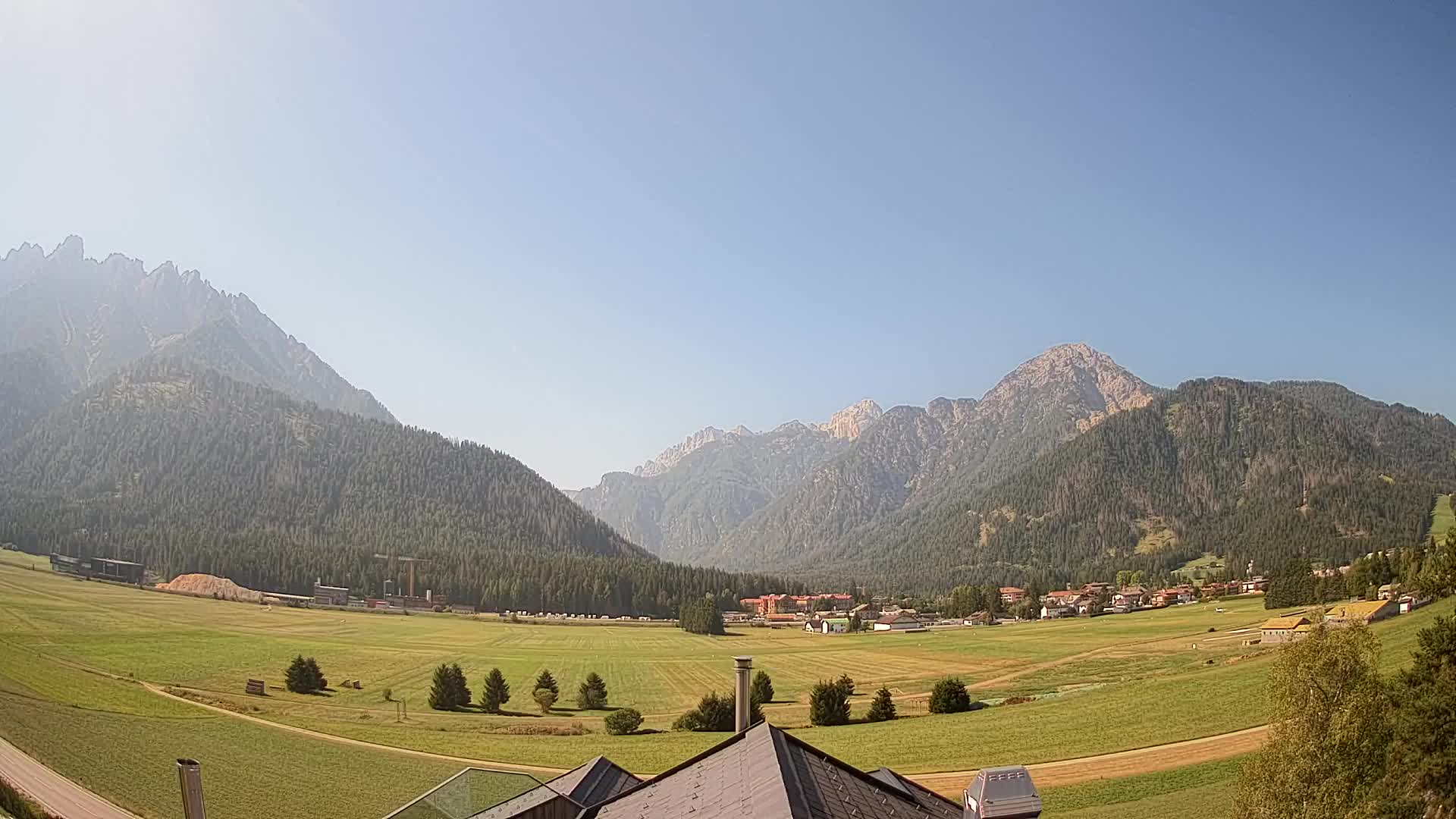 Webcam Toblach Dolomites – Vue depuis l’Hôtel Rosengarten