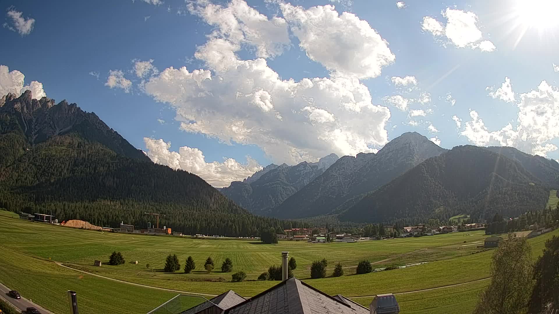 Webcam Toblach Dolomites – Vue depuis l’Hôtel Rosengarten