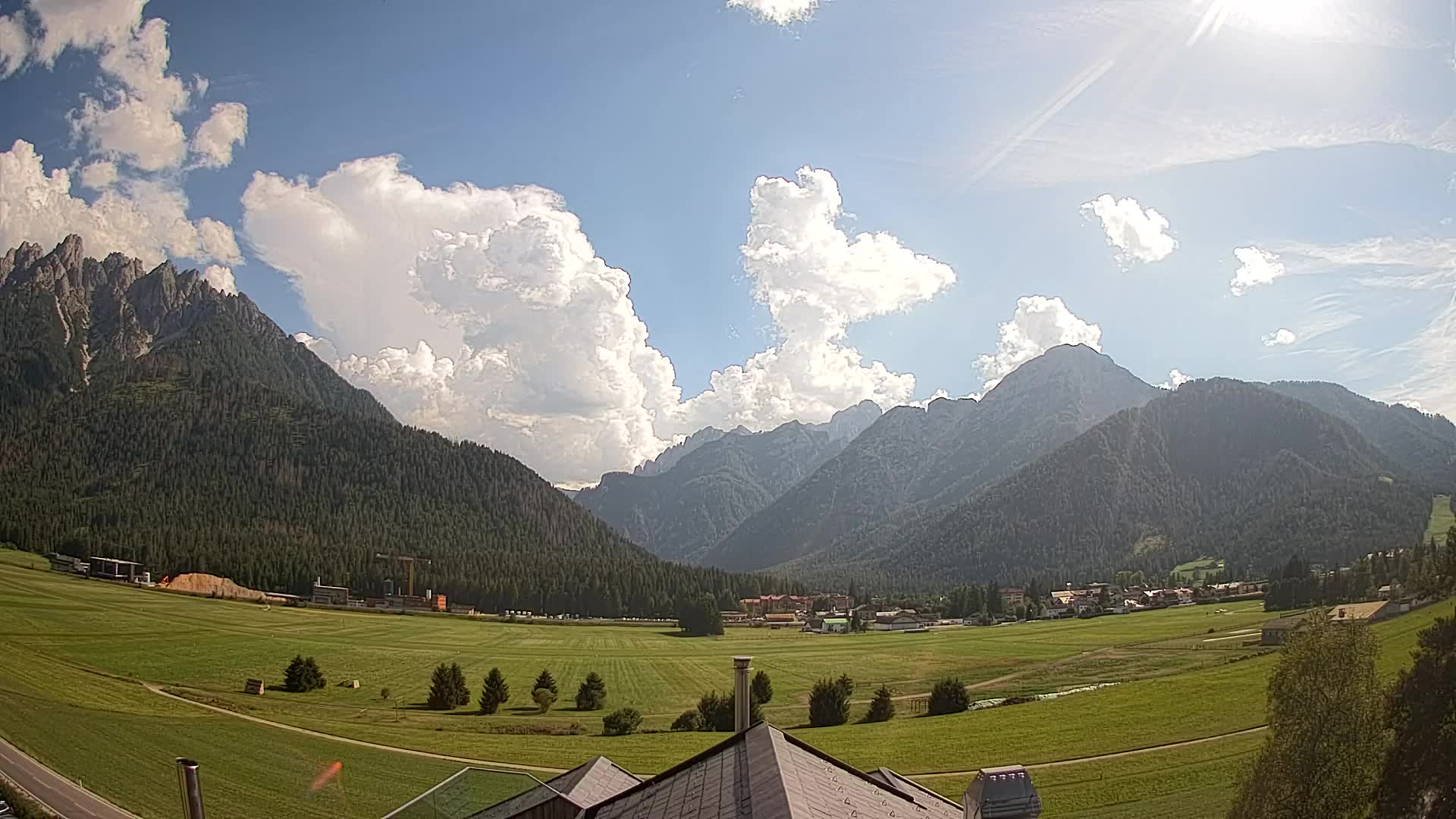 Webcam Toblach Dolomites – Vue depuis l’Hôtel Rosengarten