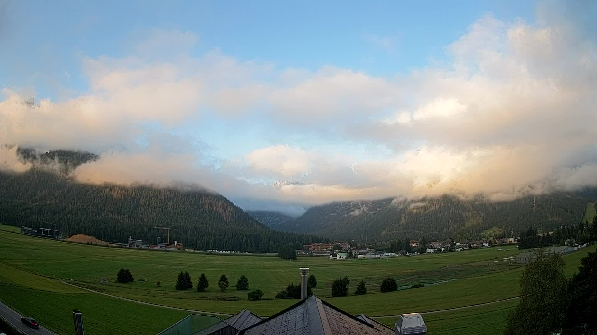 Webcam Toblach Dolomites – Vue depuis l’Hôtel Rosengarten