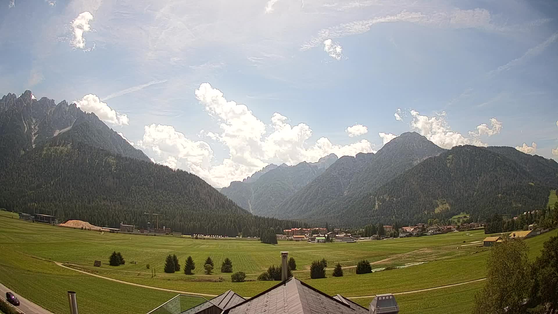 Webcam Toblach Dolomites – Vue depuis l’Hôtel Rosengarten