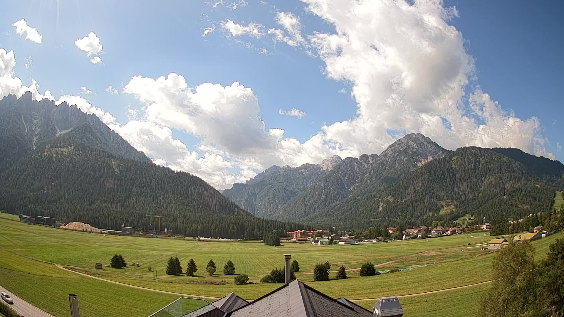 Webcam Toblach Dolomiten – Blick vom Hotel Rosengarten