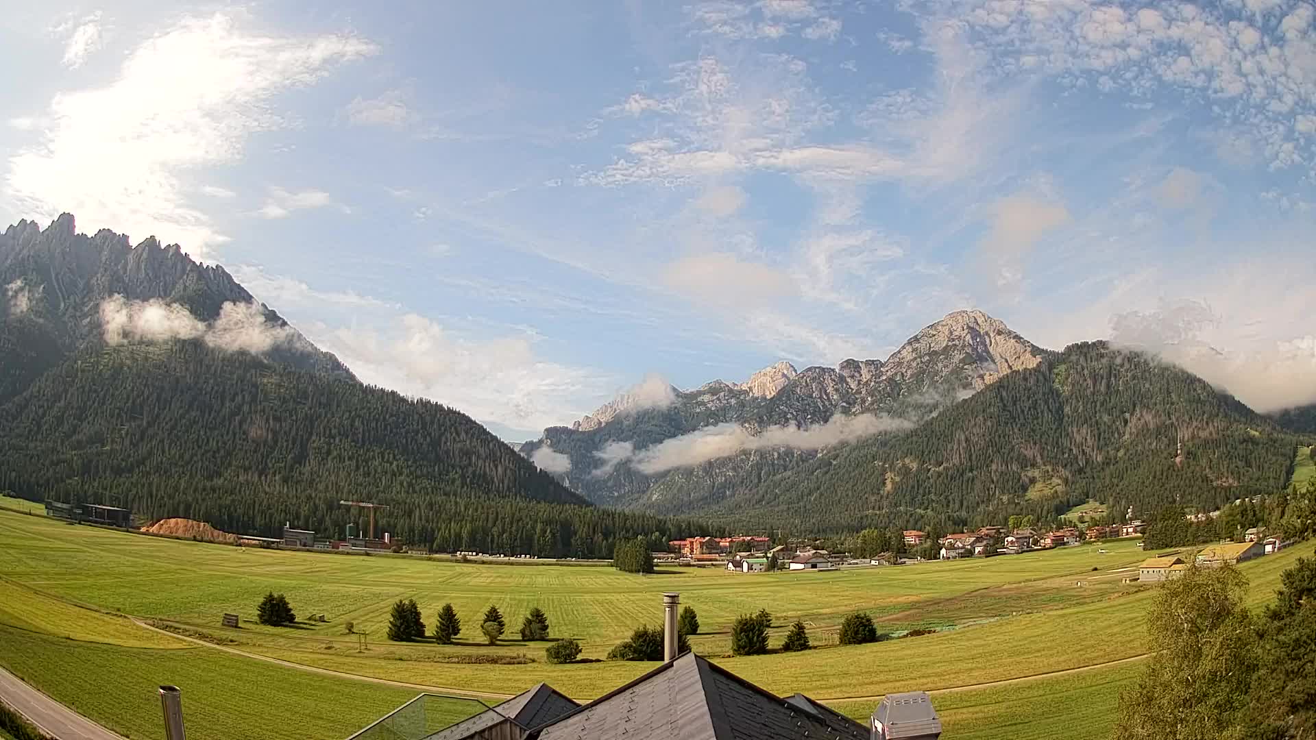Webcam Toblach Dolomitas – Vista desde el Hotel Rosengarten