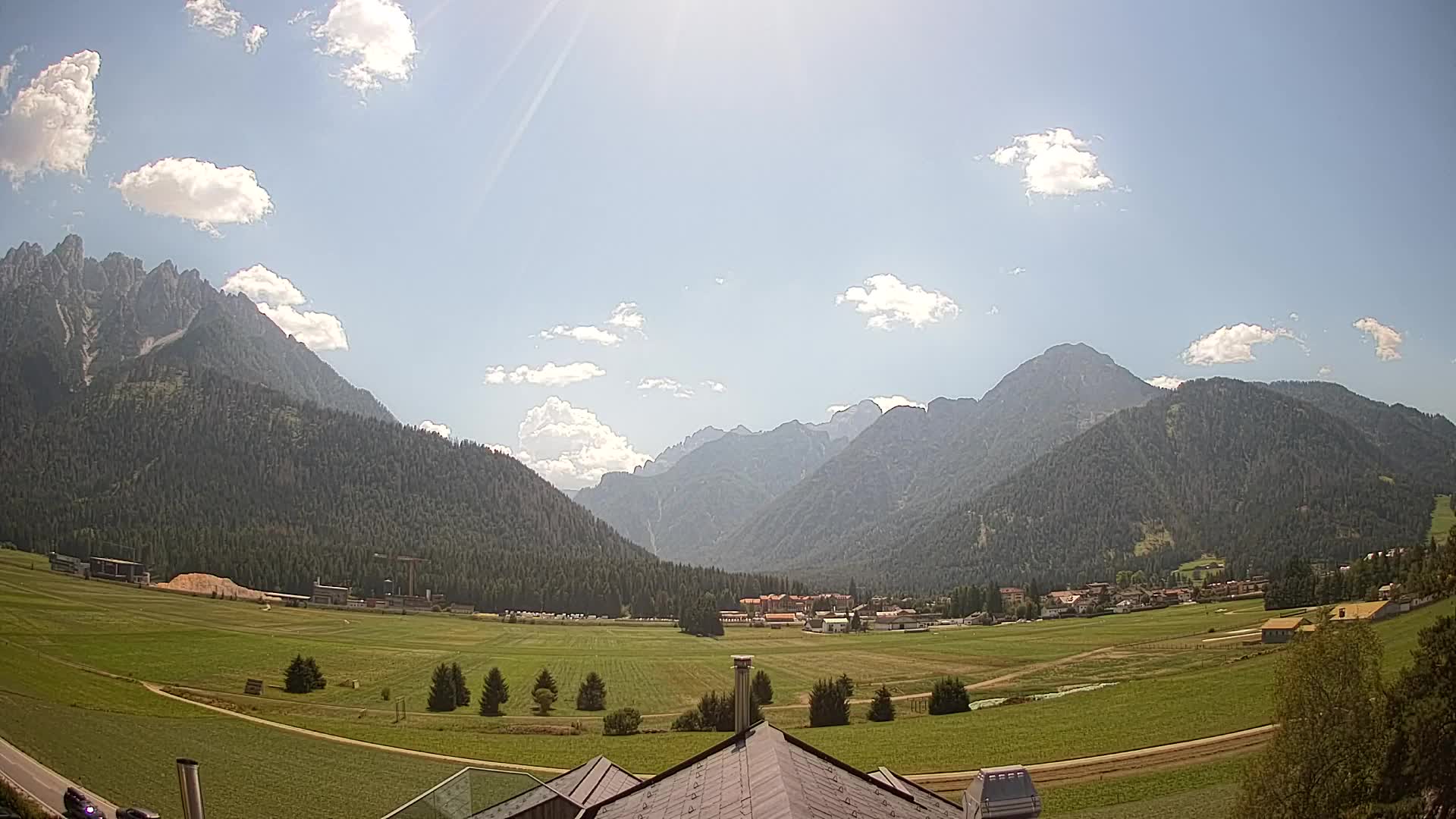 Webcam Toblach Dolomites – Vue depuis l’Hôtel Rosengarten