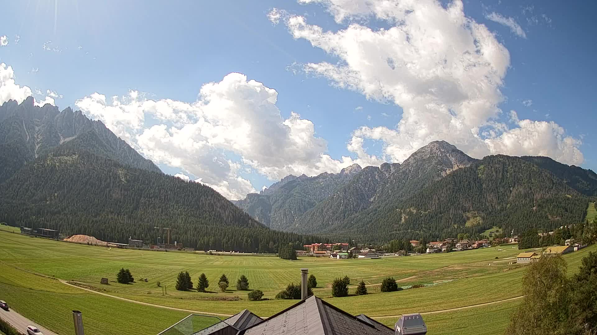 Webcam Toblach Dolomiten – Blick vom Hotel Rosengarten