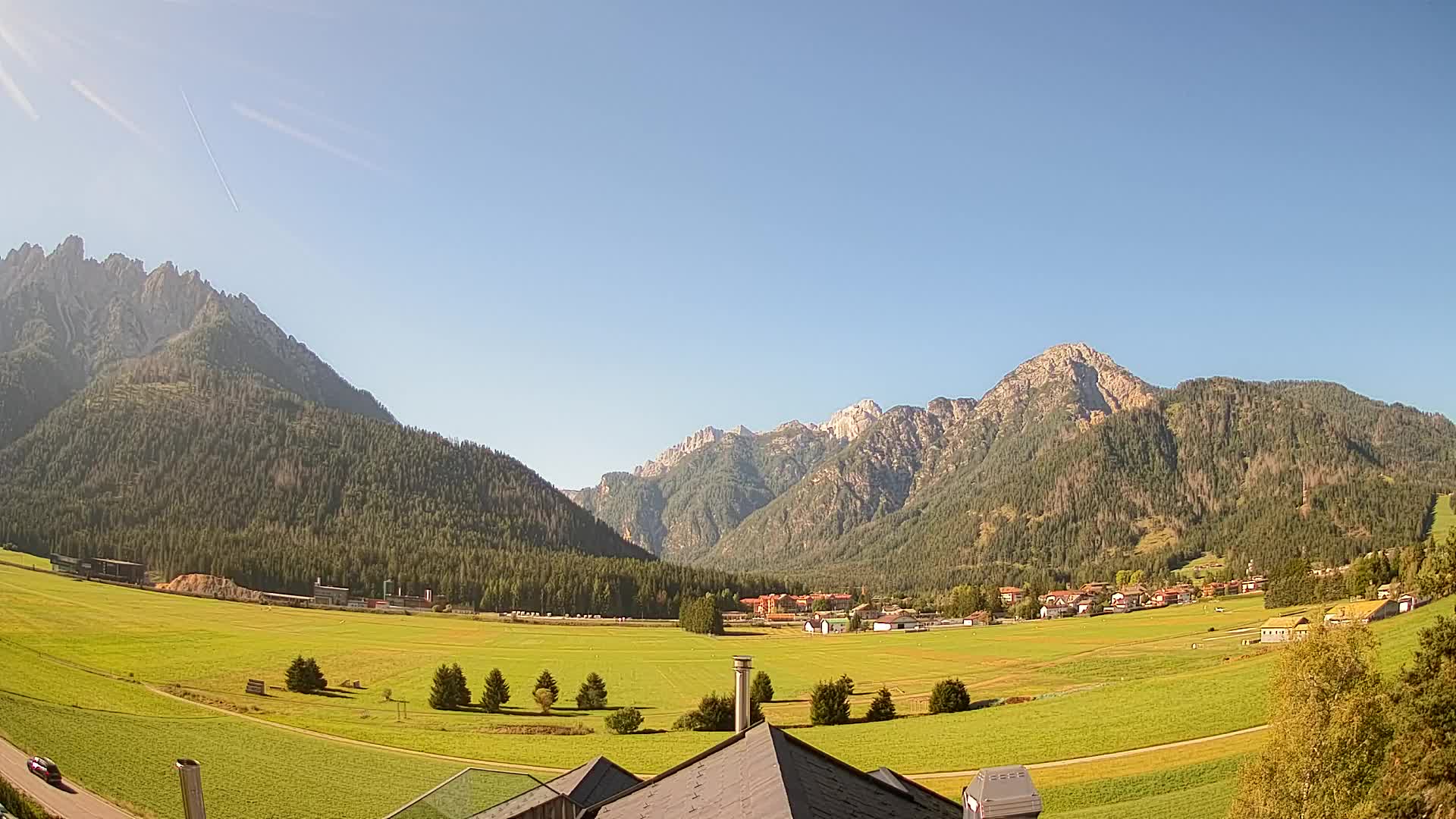 Webcam Toblach Dolomiten – Blick vom Hotel Rosengarten