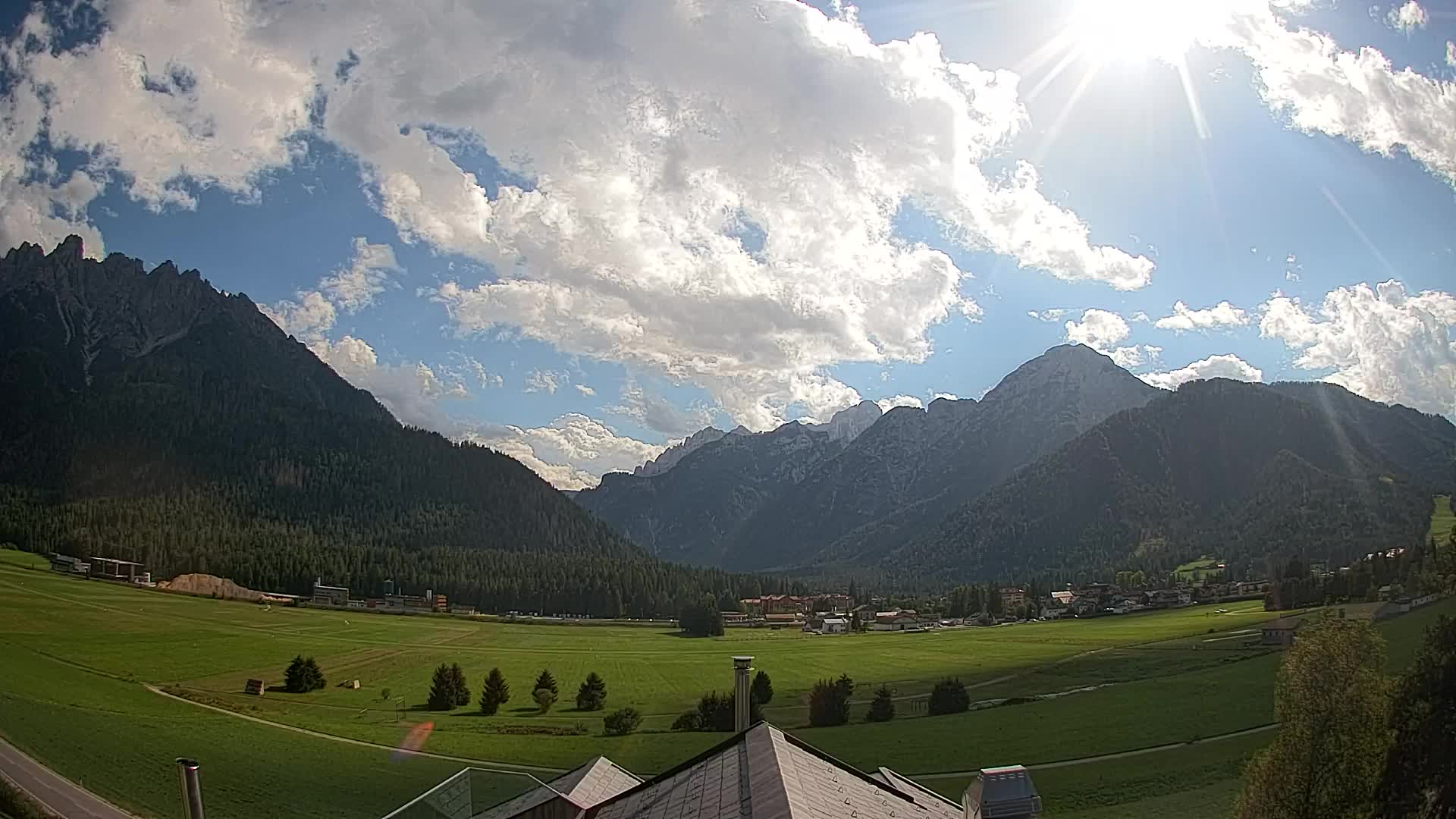 Webcam Toblach Dolomites – Vue depuis l’Hôtel Rosengarten
