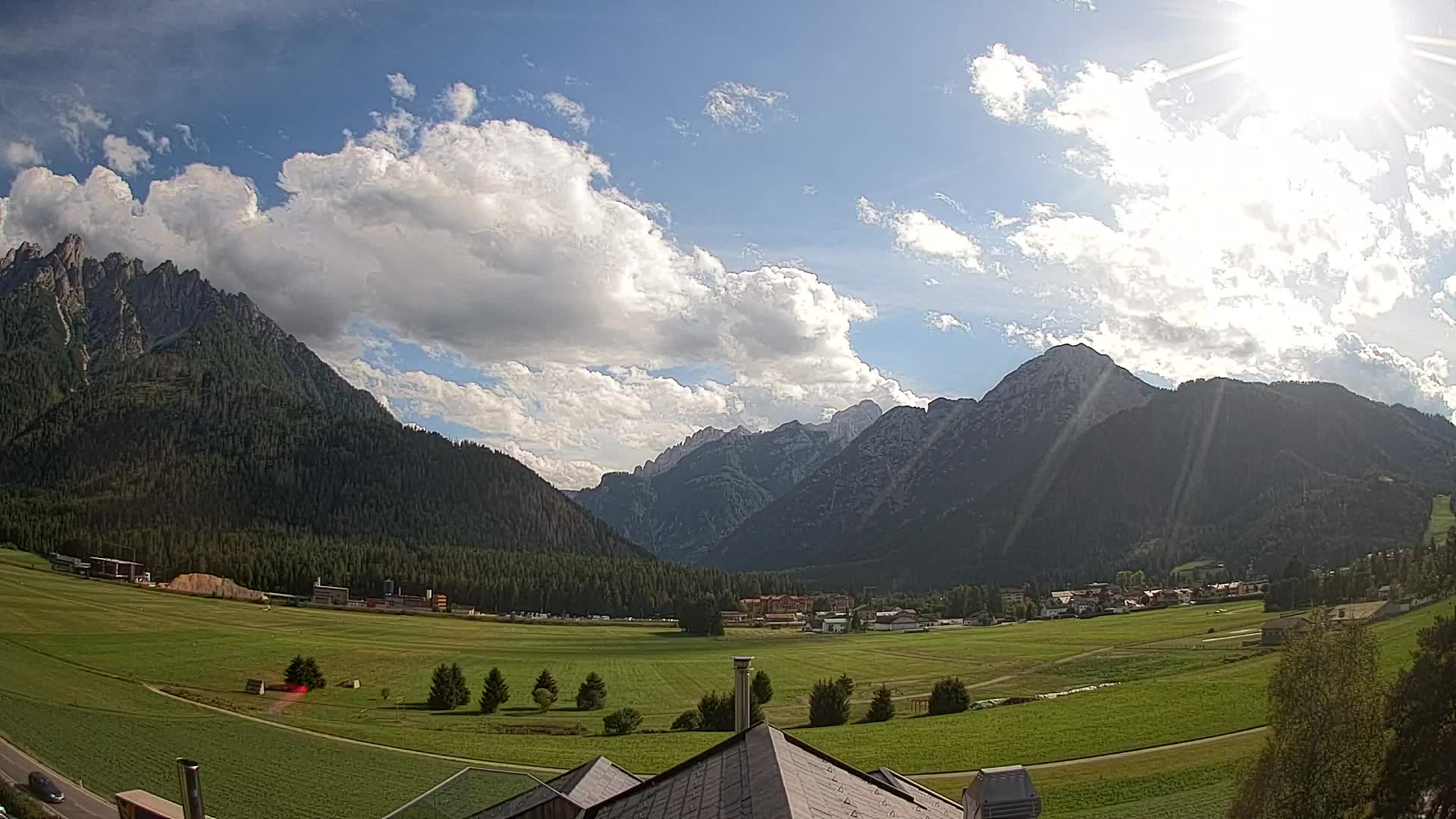 Webcam Toblach Dolomiten – Blick vom Hotel Rosengarten