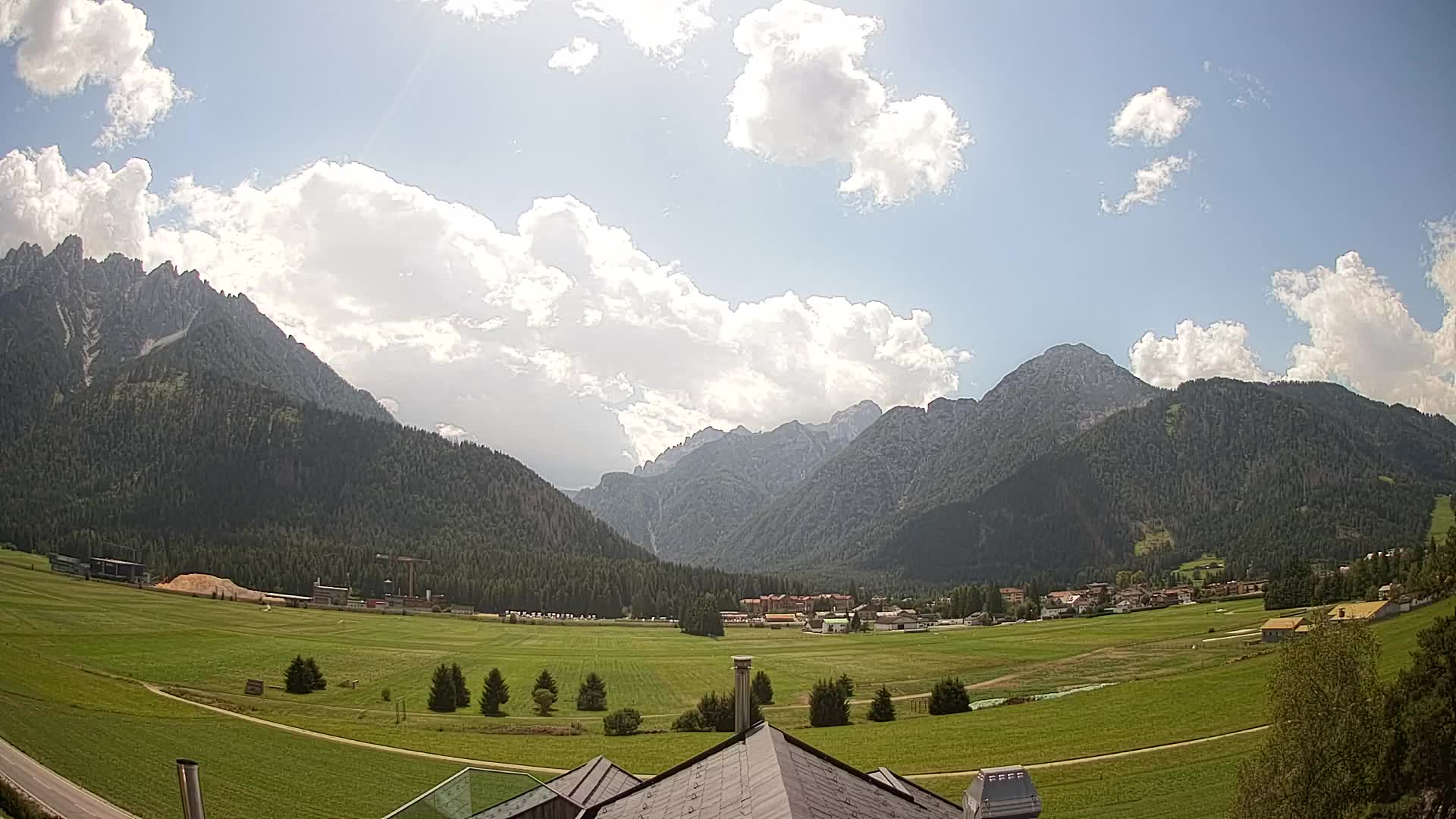 Webcam Toblach Dolomites – Vue depuis l’Hôtel Rosengarten