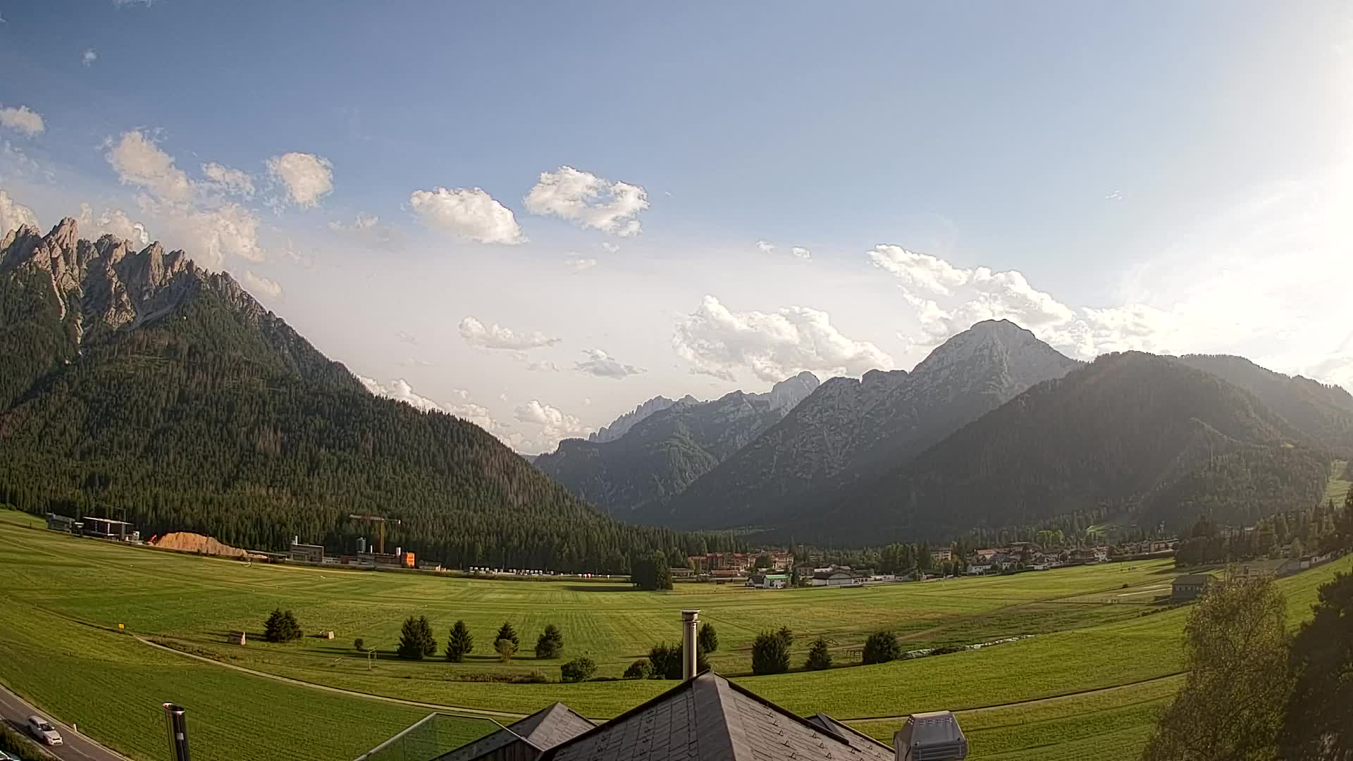 Webcam Toblach Dolomitas – Vista desde el Hotel Rosengarten