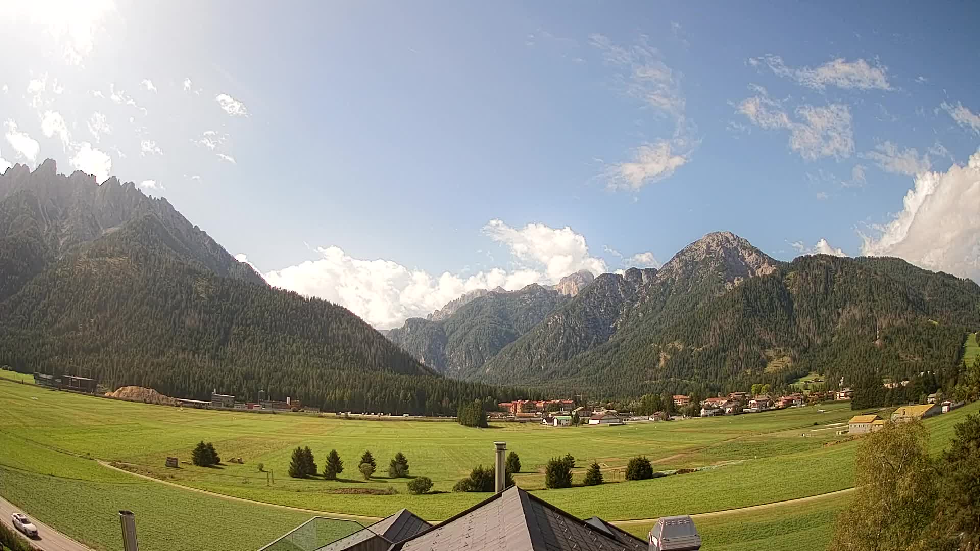 Webcam Toblach Dolomitas – Vista desde el Hotel Rosengarten