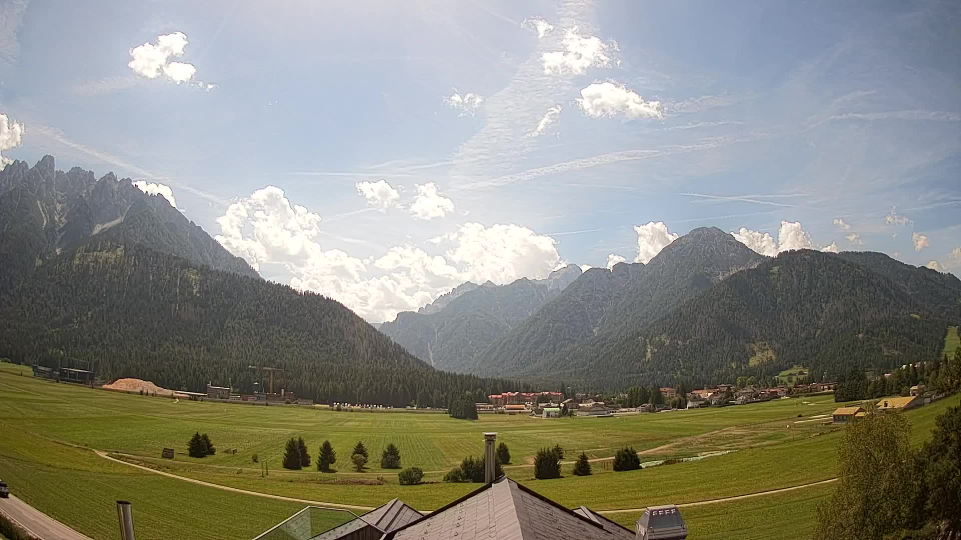 Webcam Toblach Dolomites – Vue depuis l’Hôtel Rosengarten