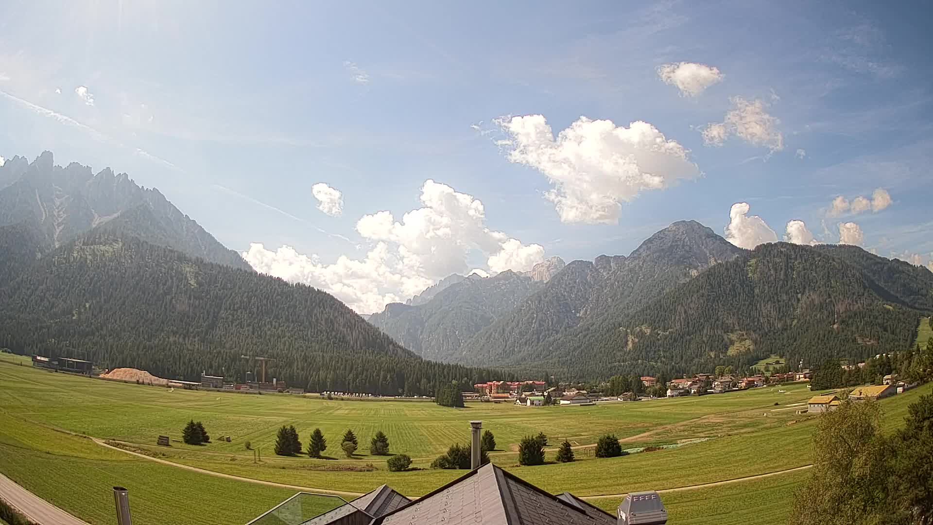 Webcam Toblach Dolomiten – Blick vom Hotel Rosengarten
