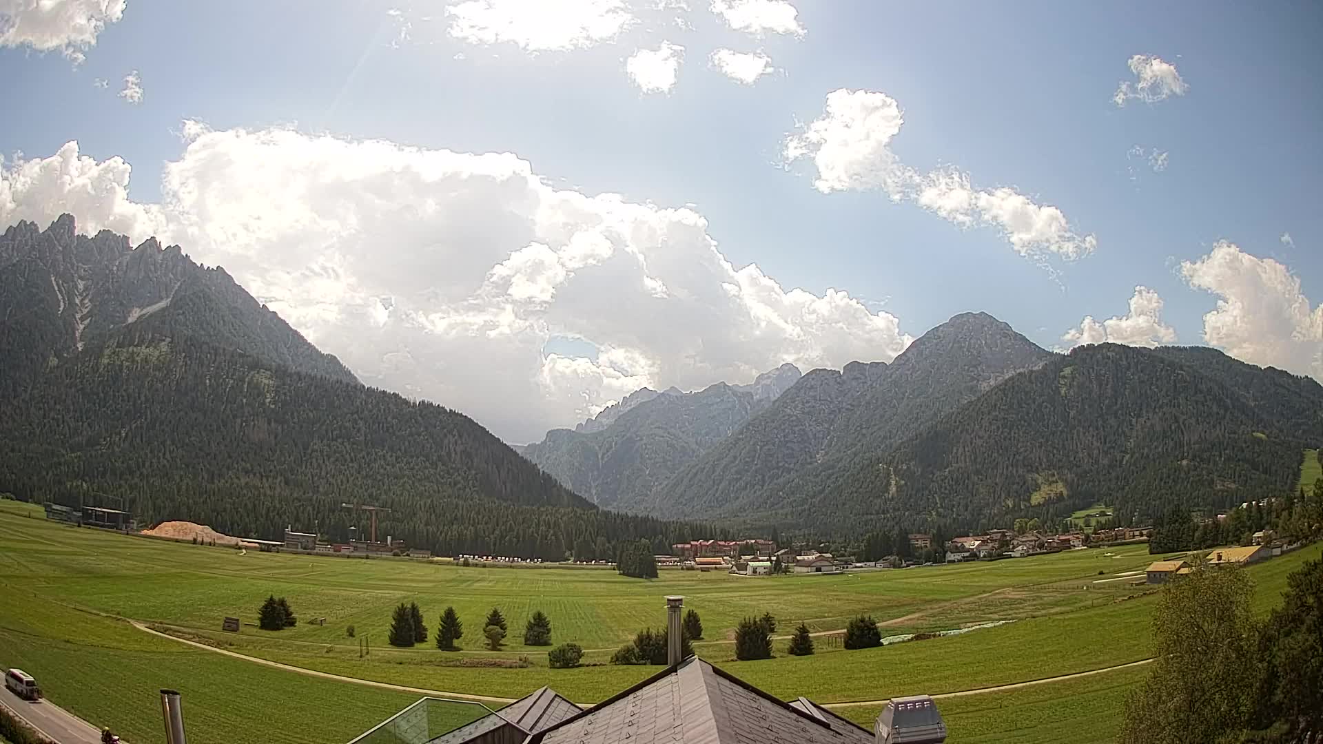Webcam Toblach Dolomites – Vue depuis l’Hôtel Rosengarten
