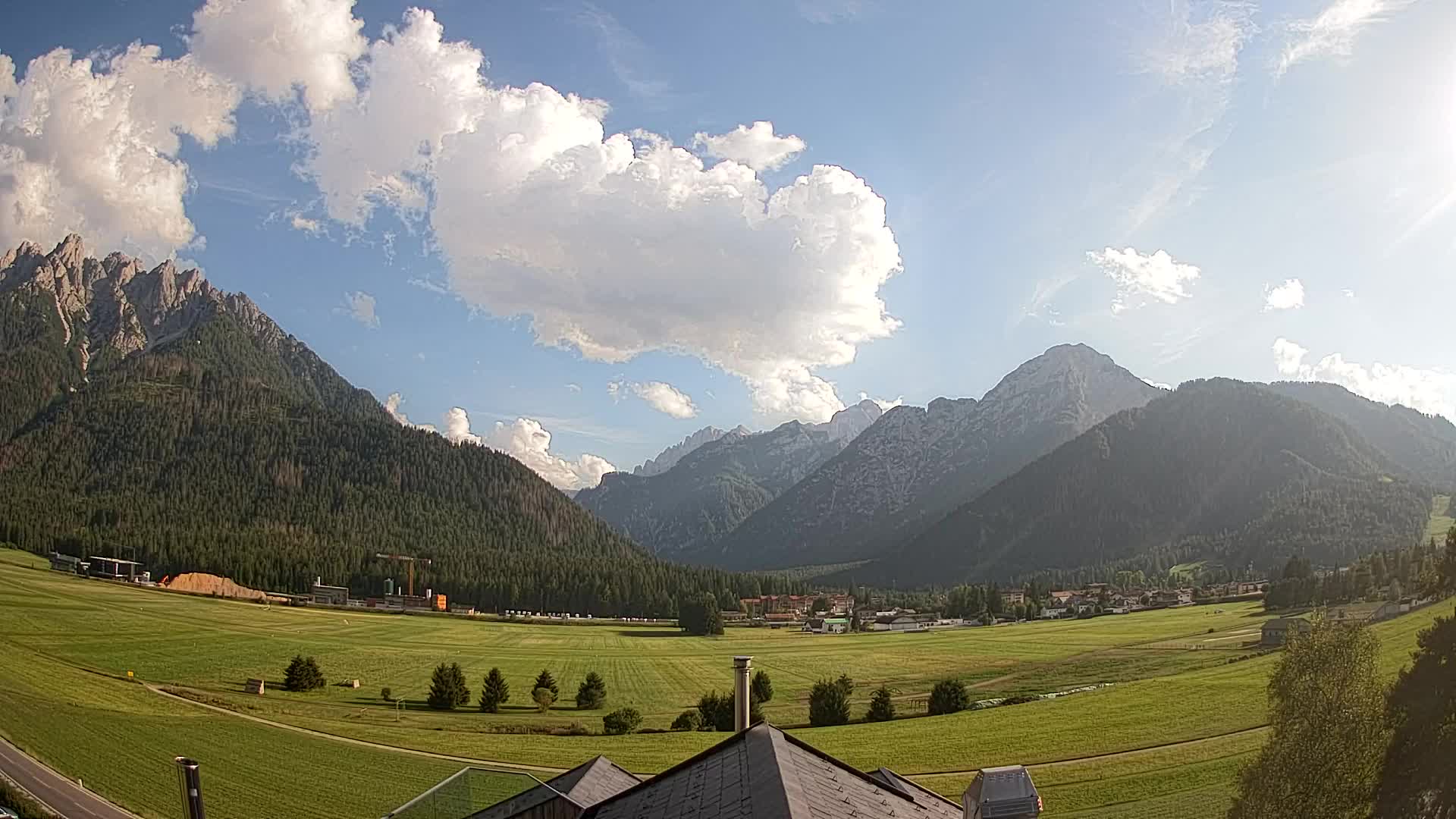 Webcam Toblach Dolomitas – Vista desde el Hotel Rosengarten