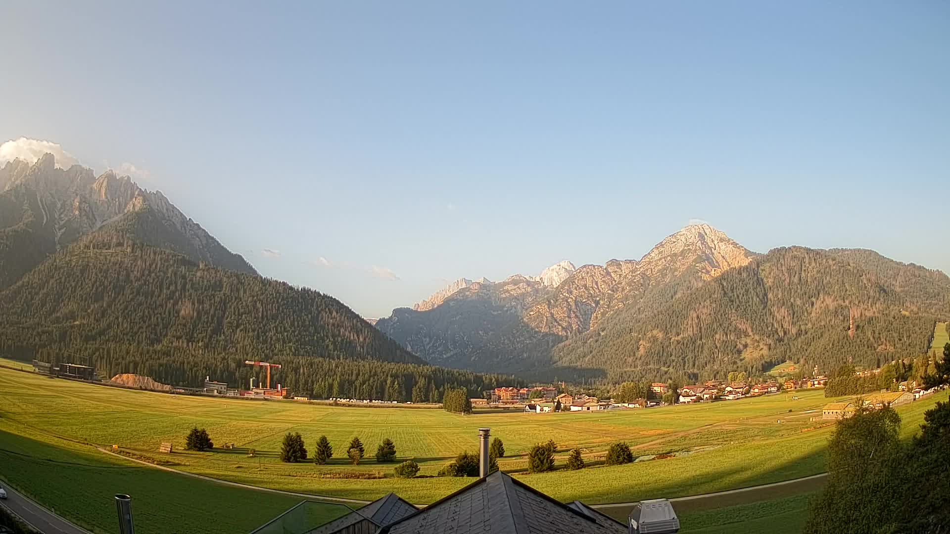 Webcam Toblach Dolomiten – Blick vom Hotel Rosengarten