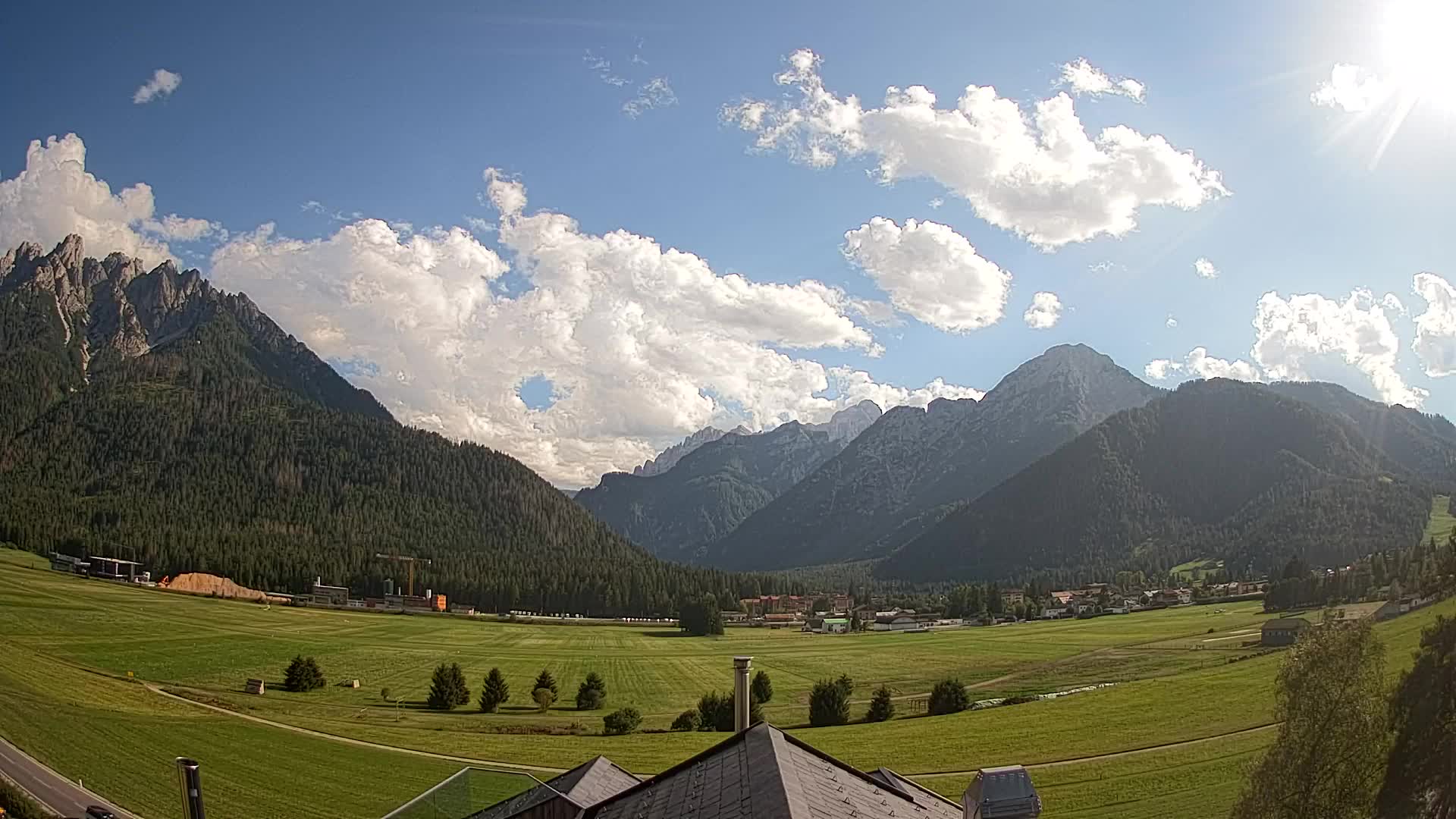 Webcam Toblach Dolomiten – Blick vom Hotel Rosengarten