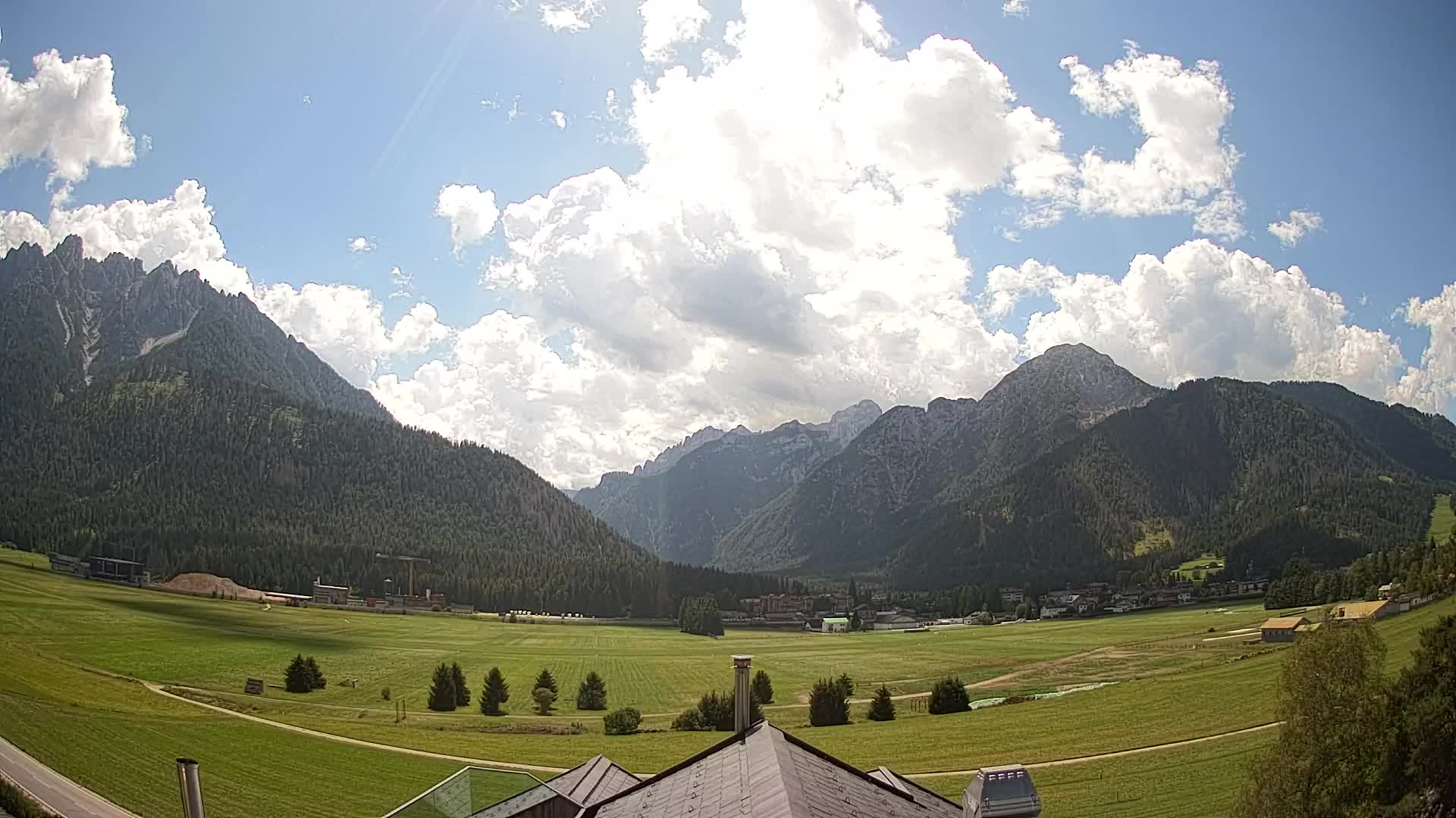 Webcam Toblach Dolomiten – Blick vom Hotel Rosengarten