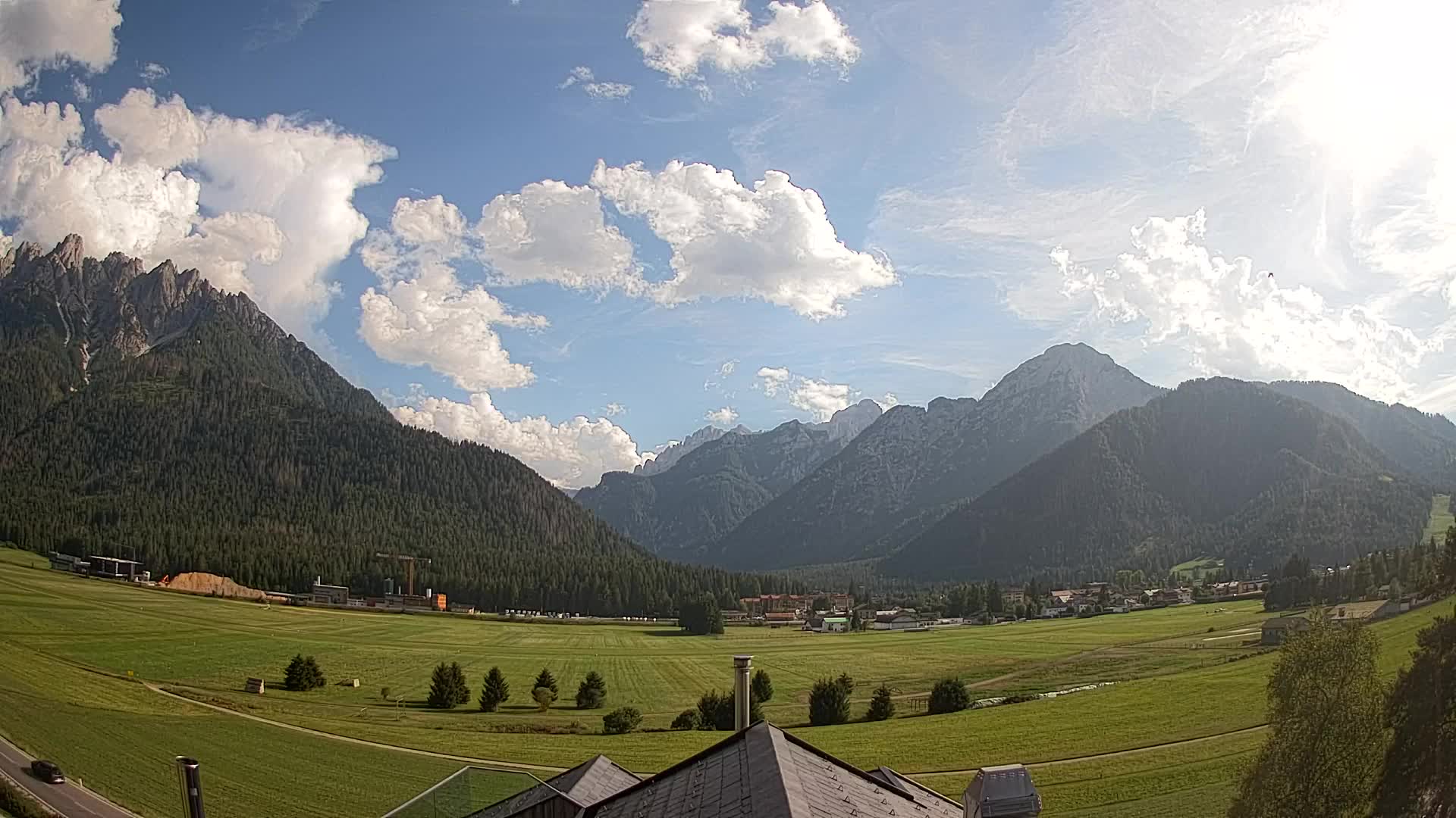 Webcam Toblach Dolomiten – Blick vom Hotel Rosengarten
