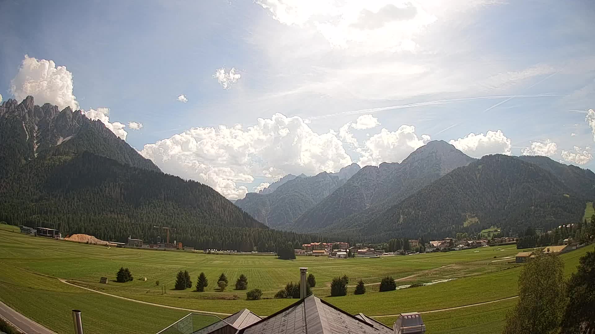 Webcam Toblach Dolomites – Vue depuis l’Hôtel Rosengarten