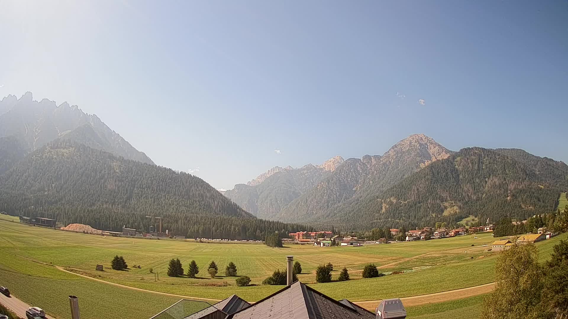 Webcam Toblach Dolomiten – Blick vom Hotel Rosengarten