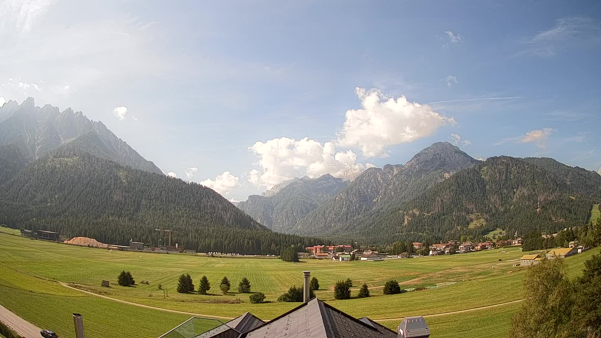 Webcam Toblach Dolomites – Vue depuis l’Hôtel Rosengarten
