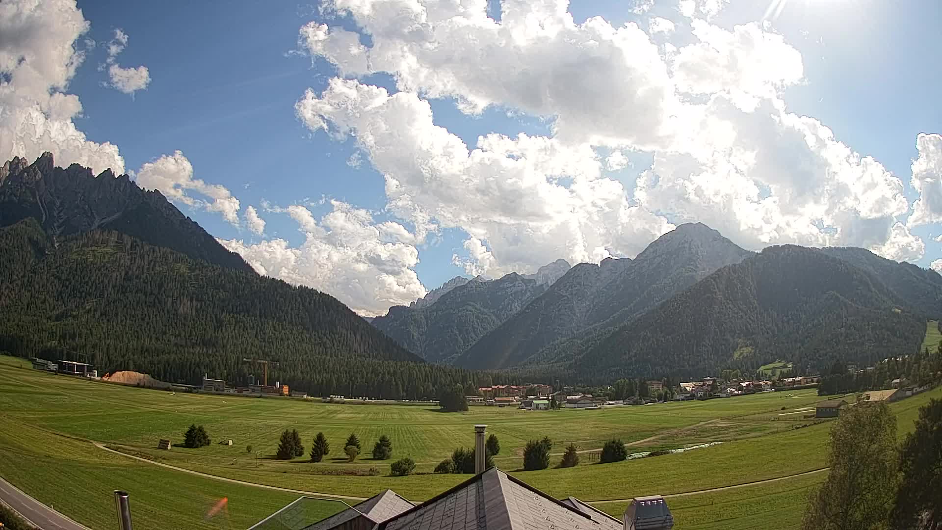 Webcam Toblach Dolomites – Vue depuis l’Hôtel Rosengarten