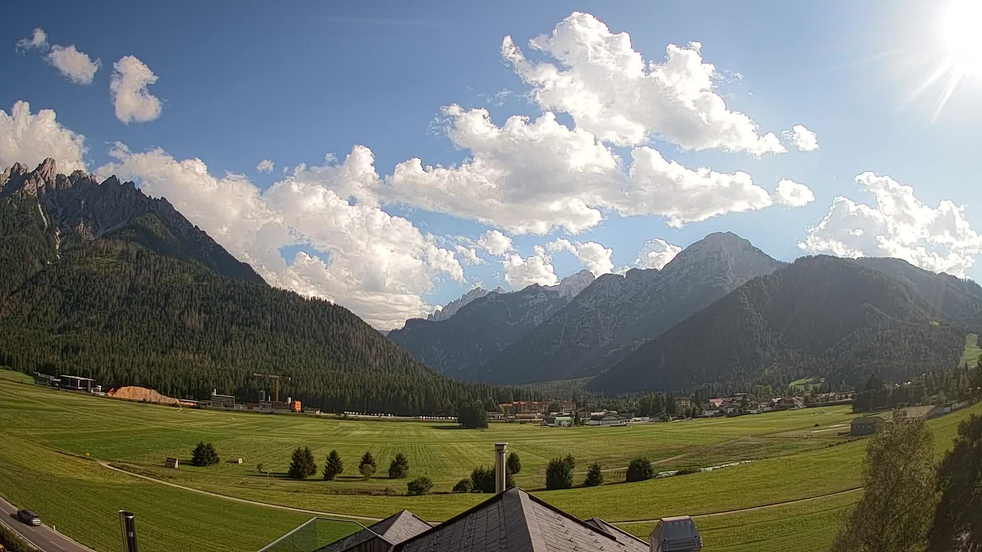 Webcam Toblach Dolomiten – Blick vom Hotel Rosengarten