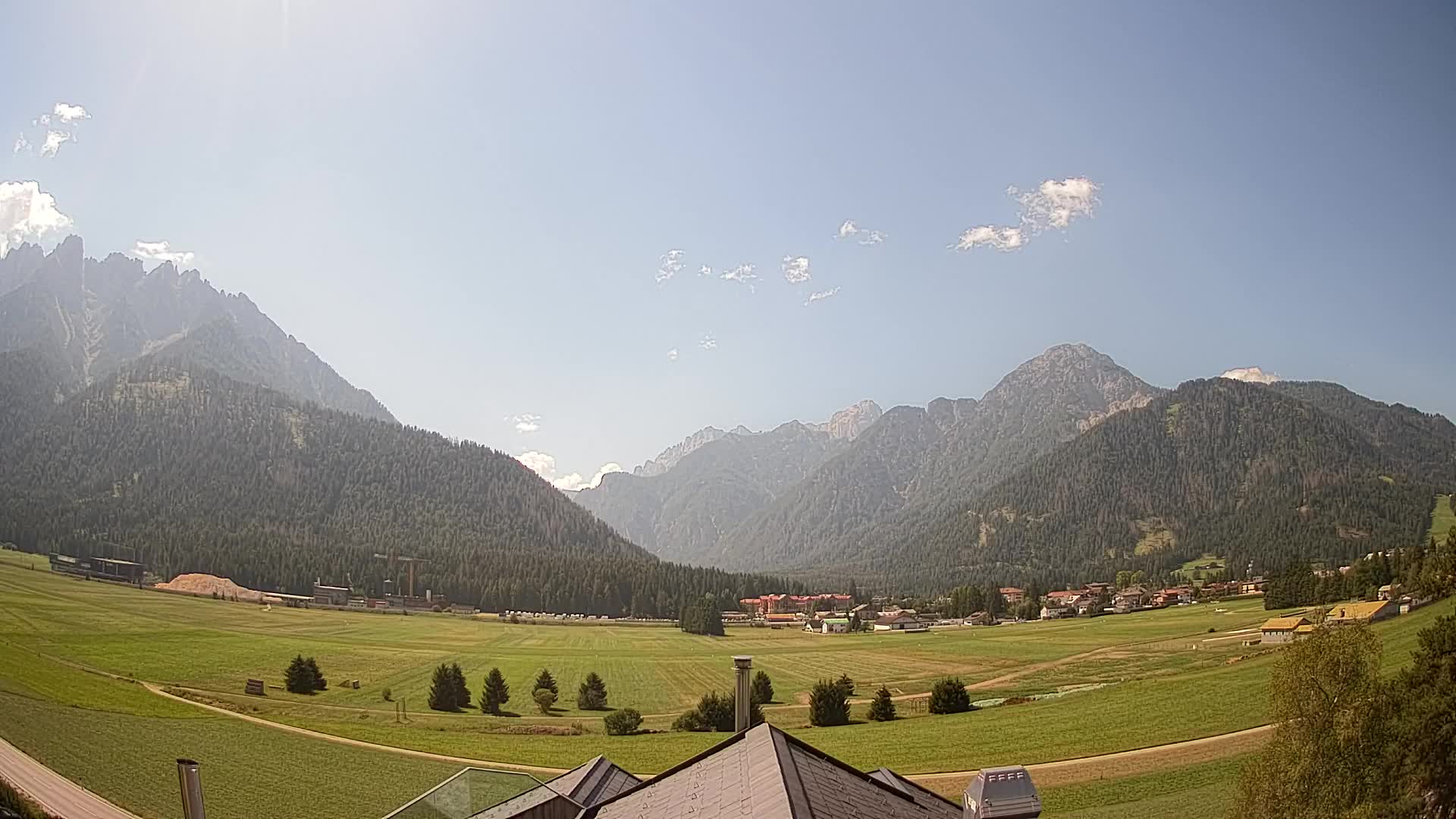 Webcam Toblach Dolomites – Vue depuis l’Hôtel Rosengarten