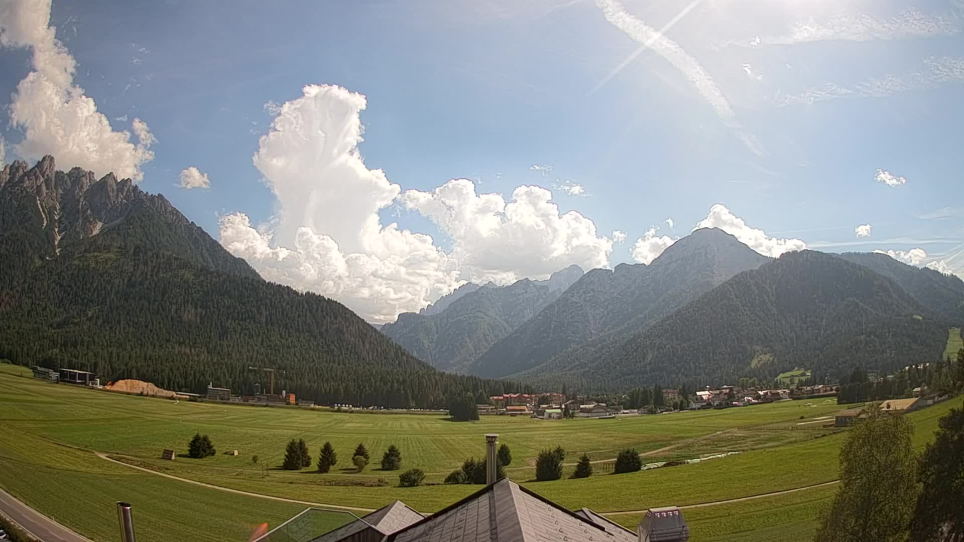 Webcam Toblach Dolomitas – Vista desde el Hotel Rosengarten