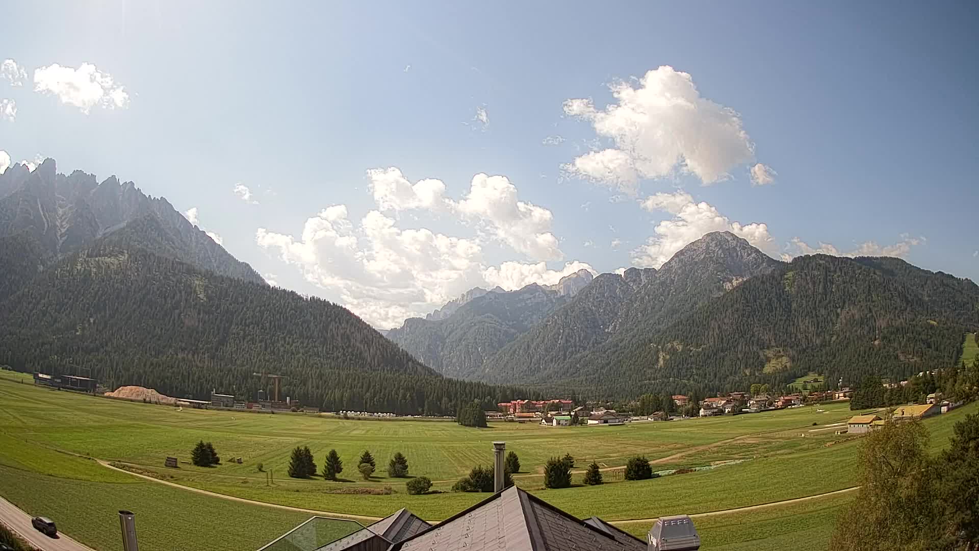 Webcam Toblach Dolomites – Vue depuis l’Hôtel Rosengarten