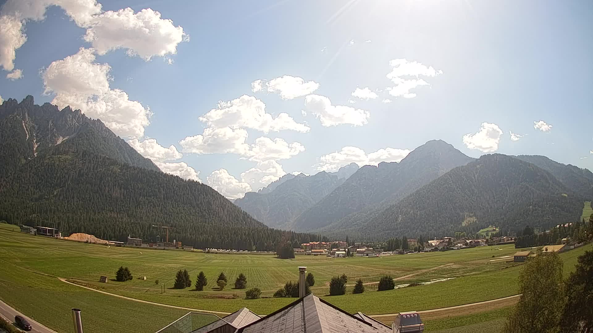 Webcam Toblach Dolomites – Vue depuis l’Hôtel Rosengarten