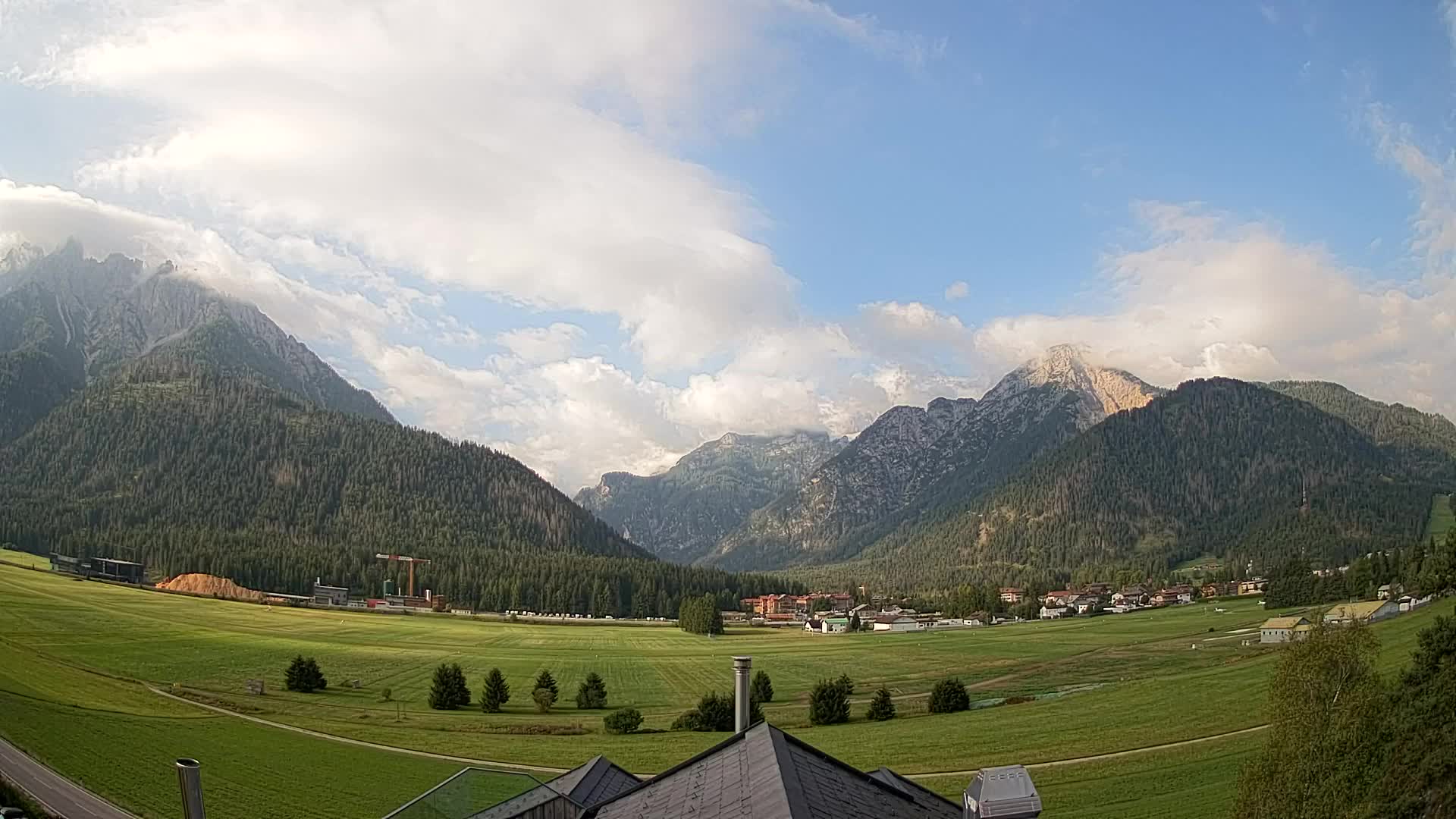 Webcam Toblach Dolomiten – Blick vom Hotel Rosengarten