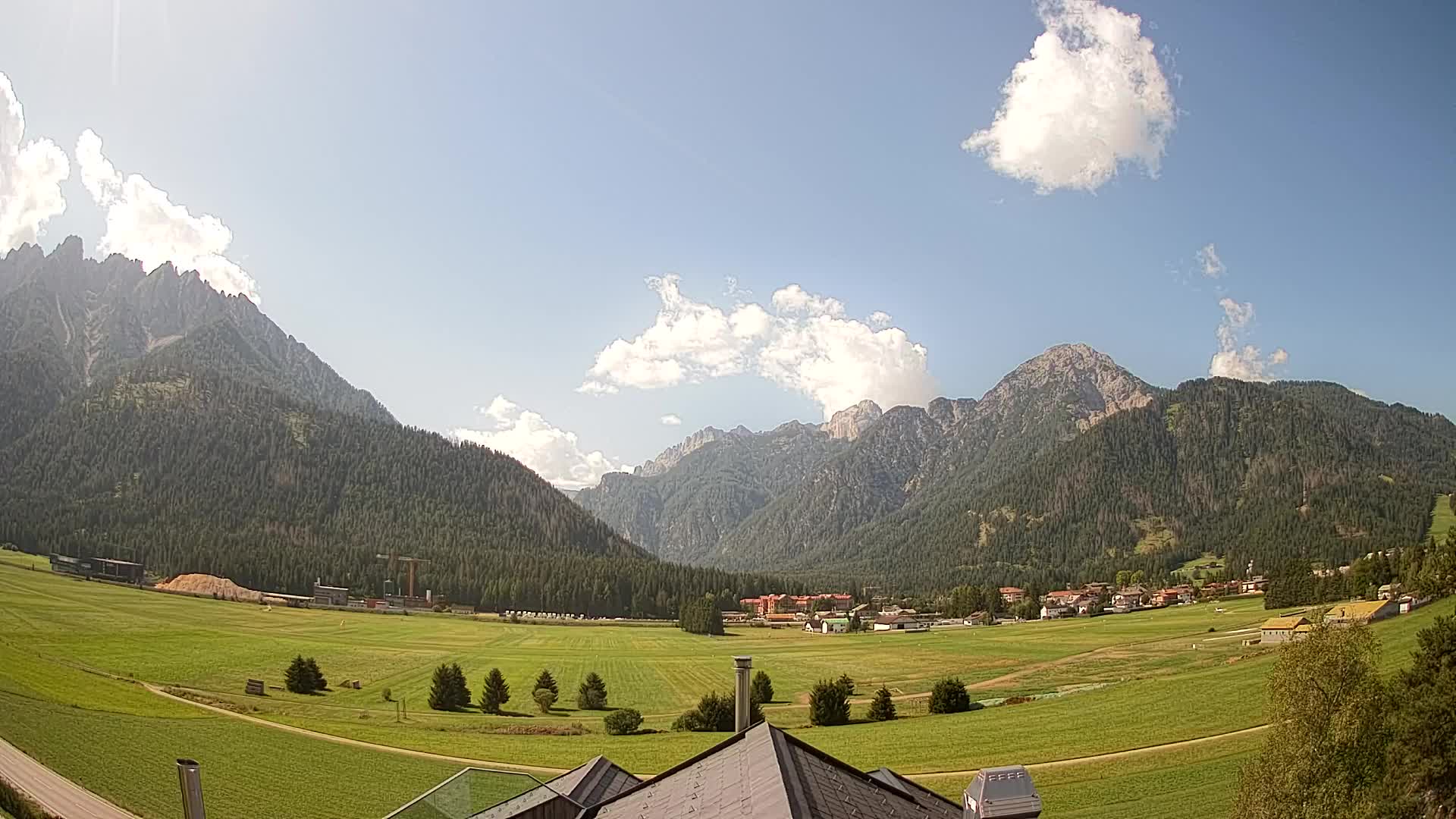 Webcam Toblach Dolomiten – Blick vom Hotel Rosengarten