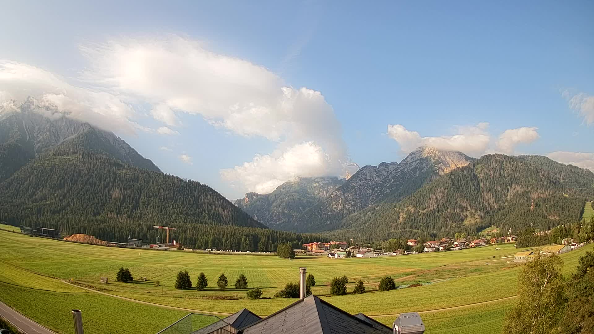 Webcam Toblach Dolomiten – Blick vom Hotel Rosengarten