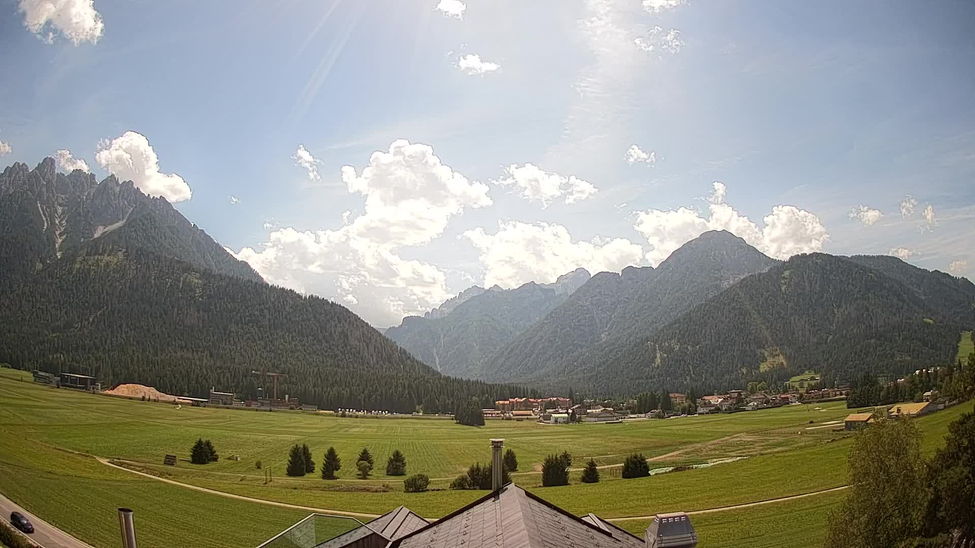 Webcam Toblach Dolomitas – Vista desde el Hotel Rosengarten