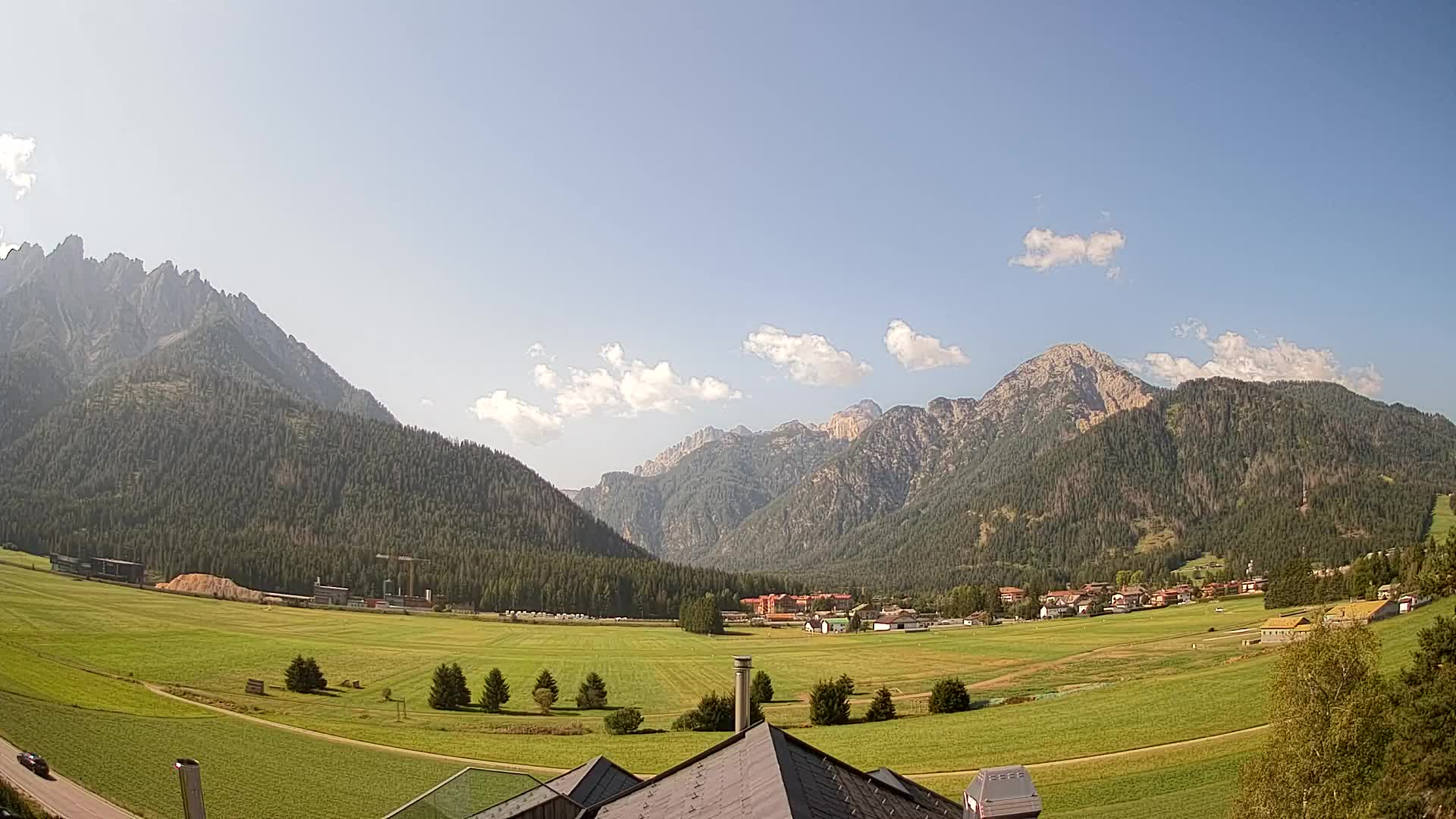 Webcam Toblach Dolomiten – Blick vom Hotel Rosengarten