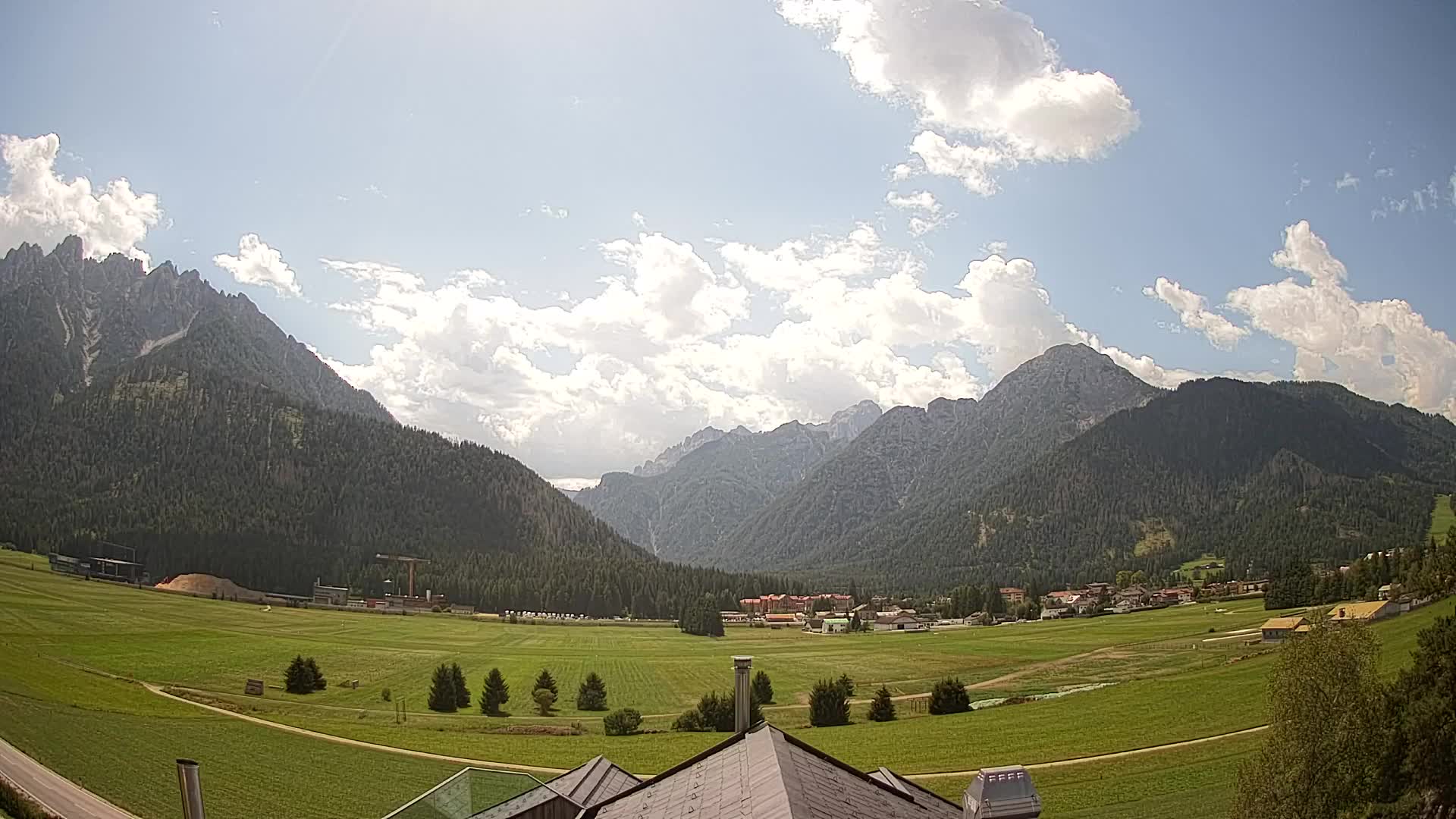 Webcam Toblach Dolomites – Vue depuis l’Hôtel Rosengarten