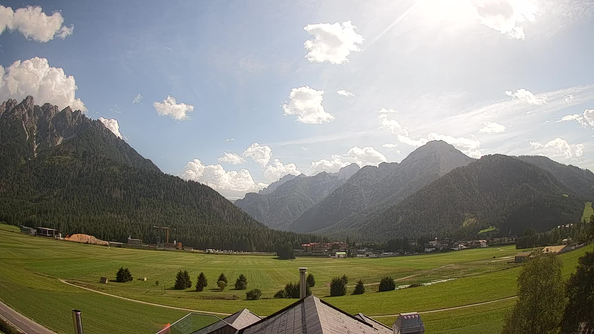 Webcam Toblach Dolomiten – Blick vom Hotel Rosengarten