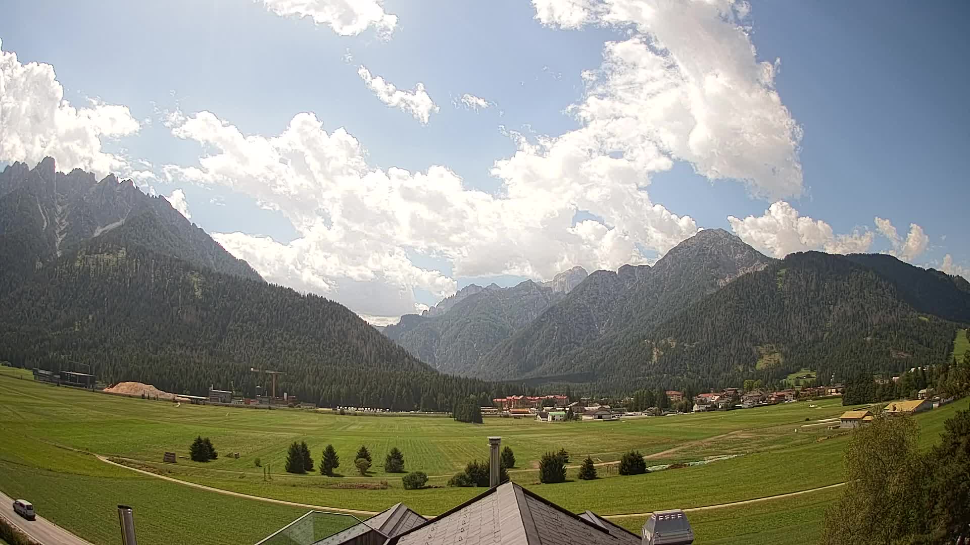 Webcam Toblach Dolomitas – Vista desde el Hotel Rosengarten