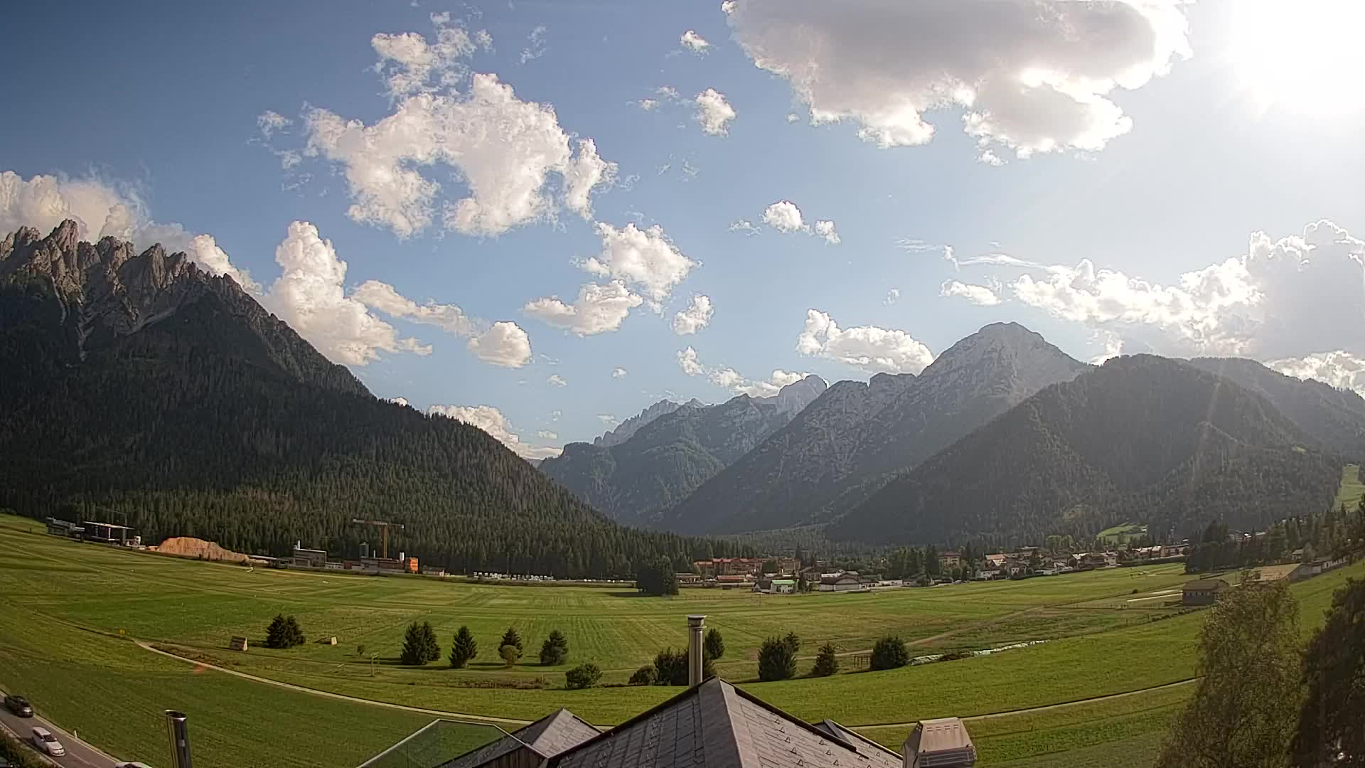Webcam Toblach Dolomites – Vue depuis l’Hôtel Rosengarten
